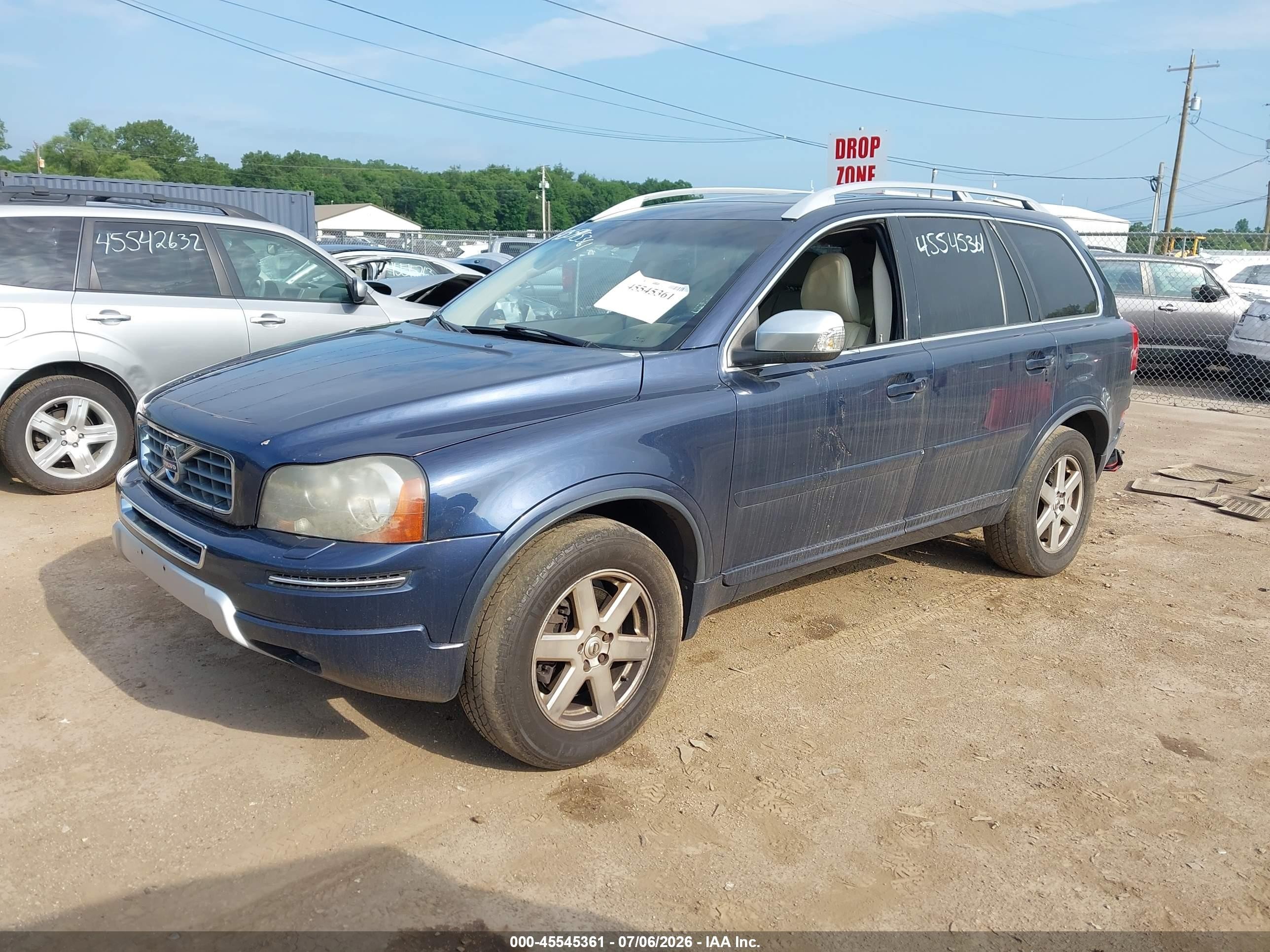 2013 Volvo Xc90 3.2/3.2 Platinum/3.2 Premier Plus Blue vin: YV4952CZ9D1646455