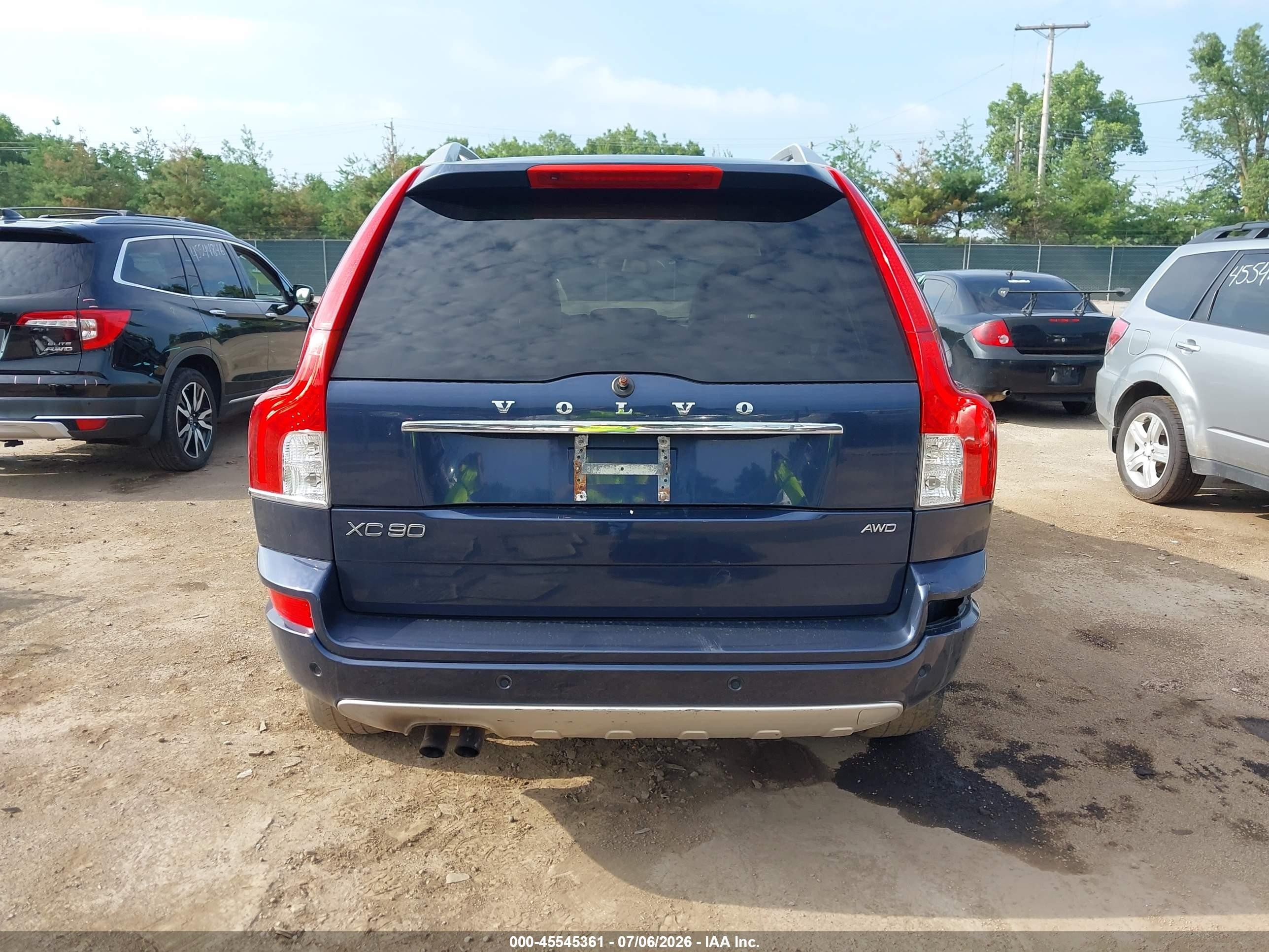 2013 Volvo Xc90 3.2/3.2 Platinum/3.2 Premier Plus Blue vin: YV4952CZ9D1646455