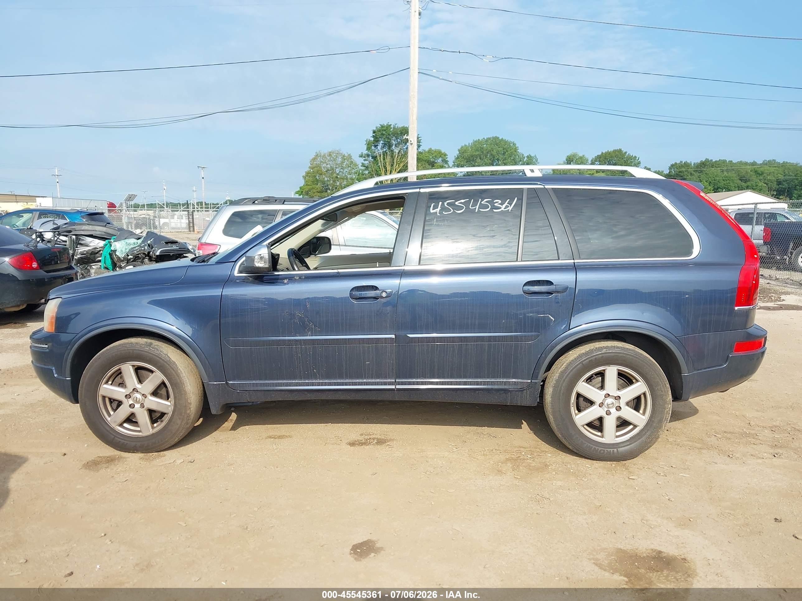 2013 Volvo Xc90 3.2/3.2 Platinum/3.2 Premier Plus Blue vin: YV4952CZ9D1646455