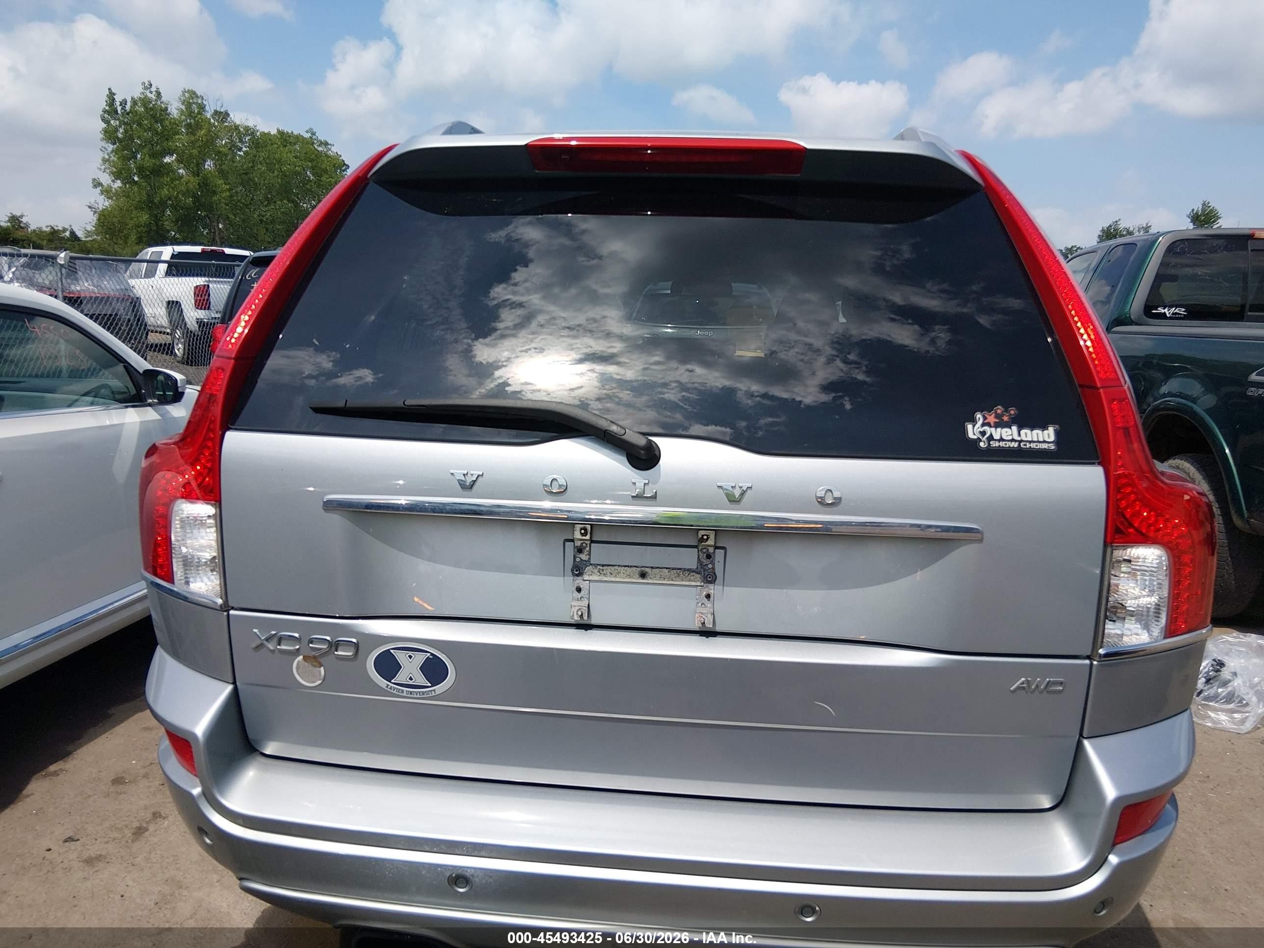 2014 Volvo Xc90 3.2 Platinum Silver vin: YV4952CZ9E1689680