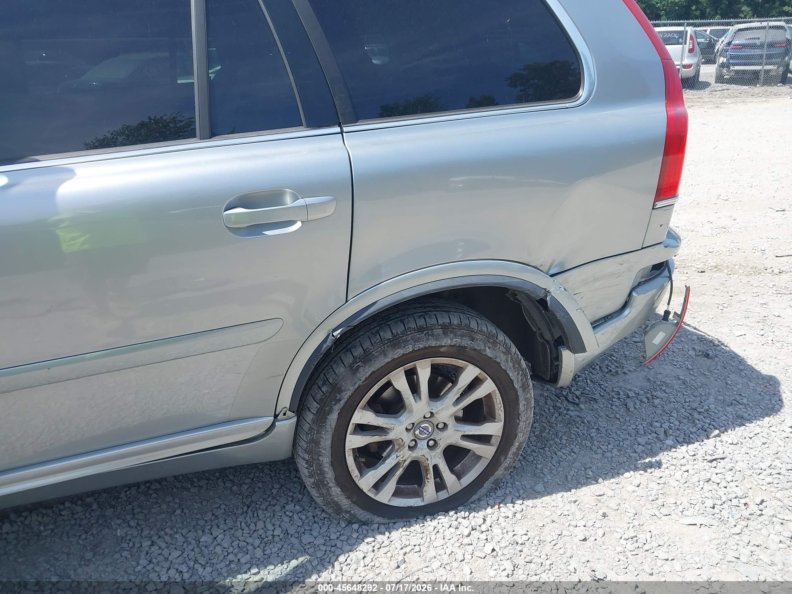 2013 Volvo Xc90 3.2 Platinum Silver vin: YV4952CZXD1658629