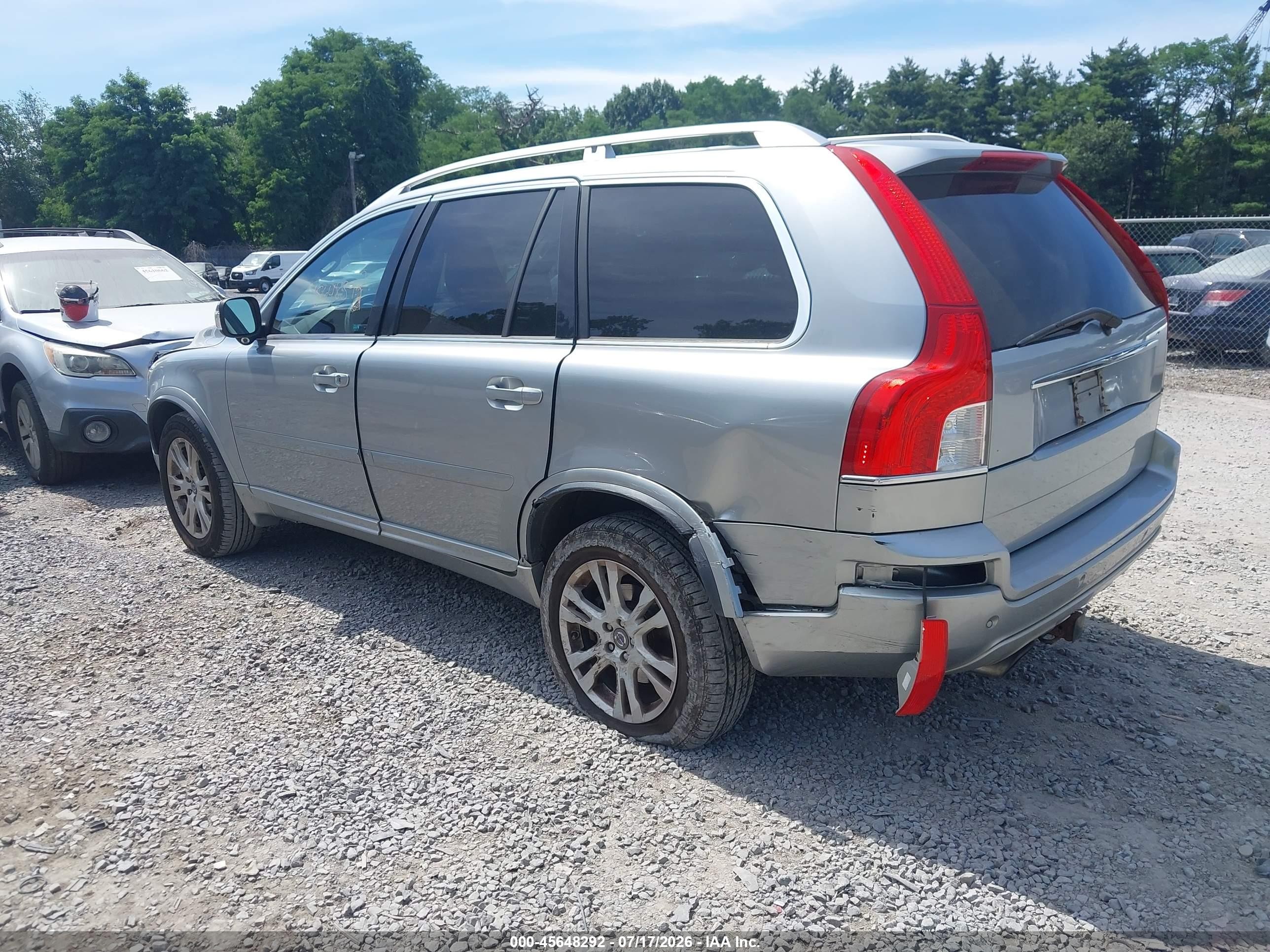 2013 Volvo Xc90 3.2 Platinum Silver vin: YV4952CZXD1658629