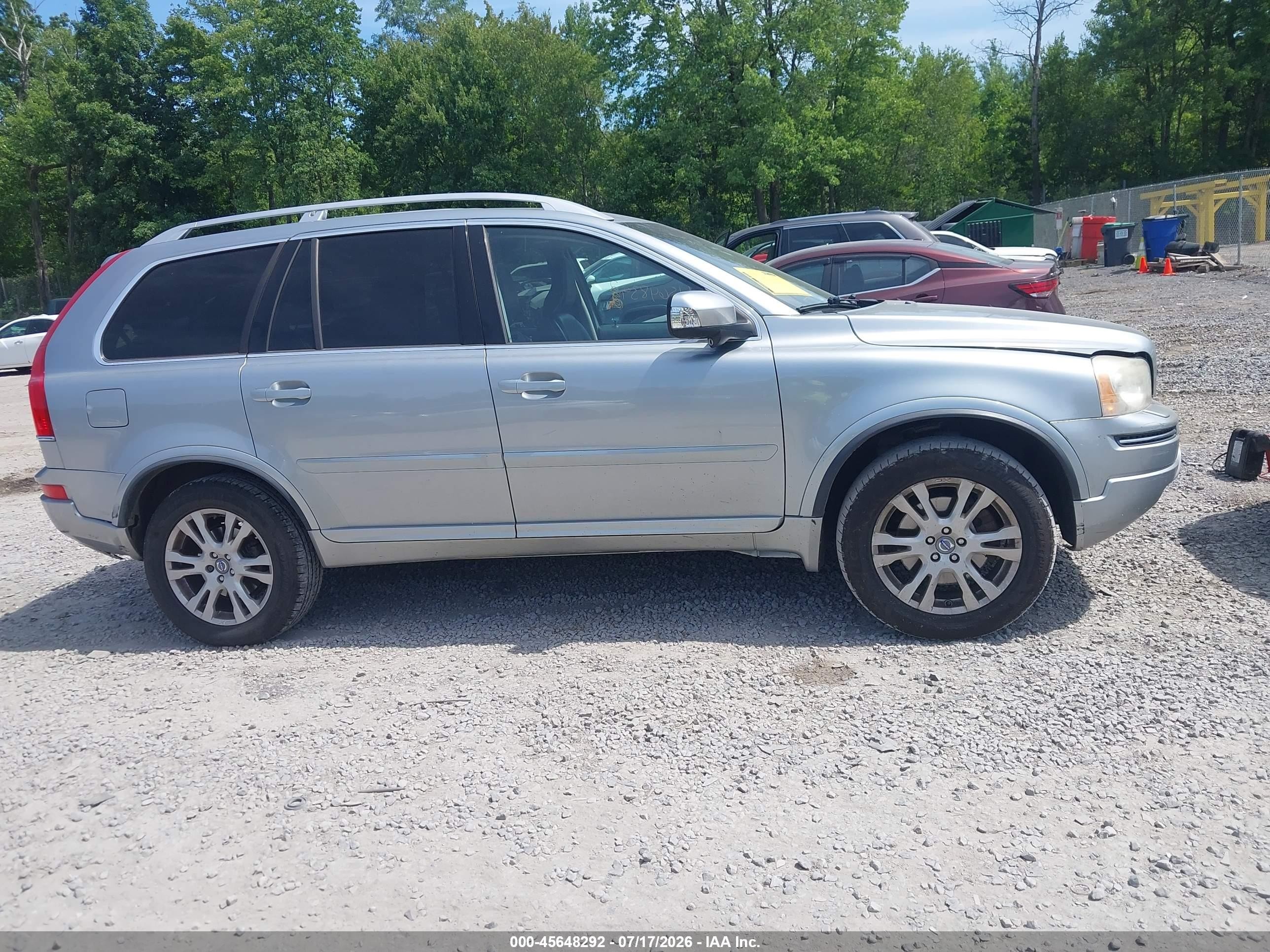 2013 Volvo Xc90 3.2 Platinum Silver vin: YV4952CZXD1658629