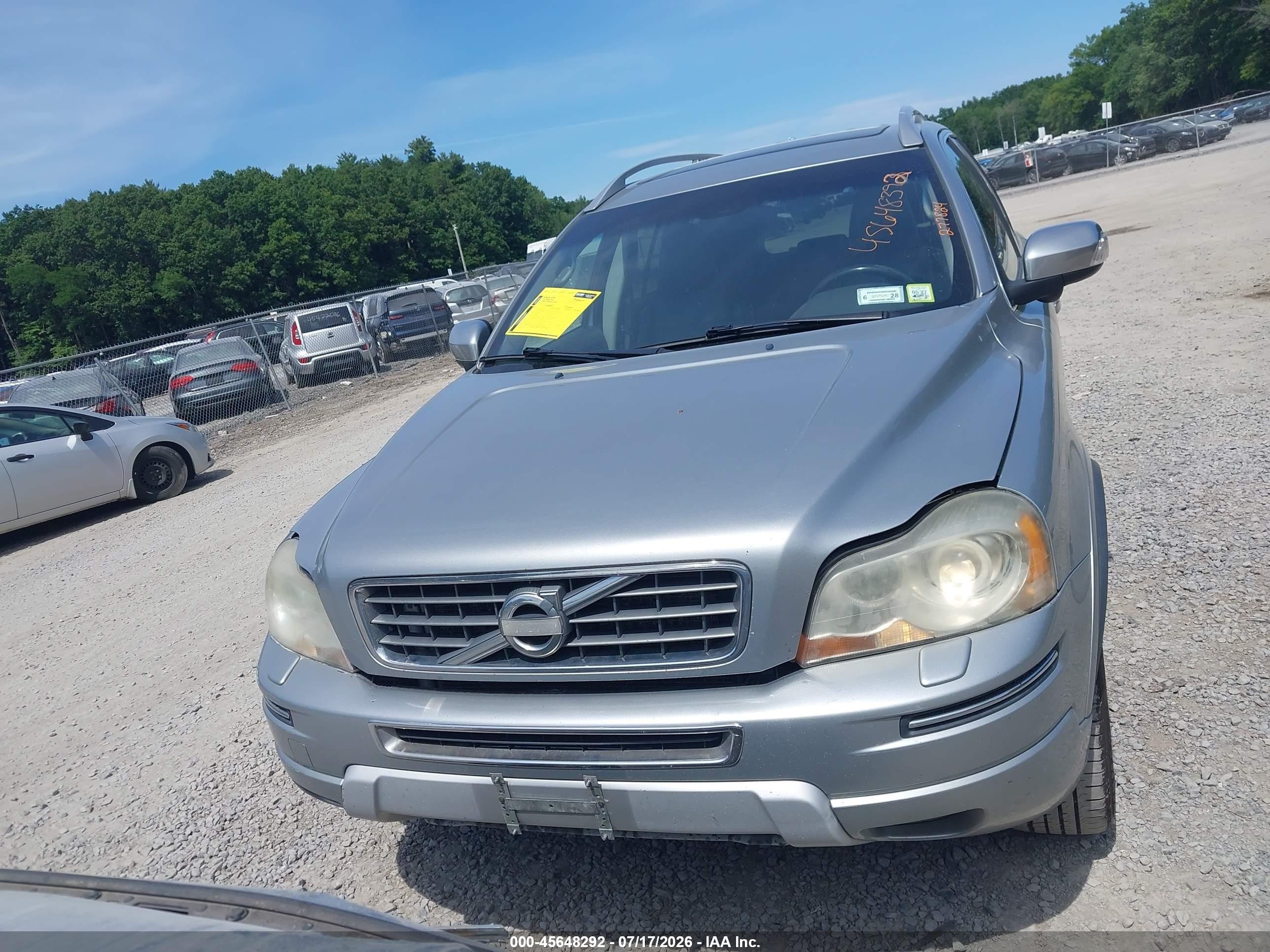 2013 Volvo Xc90 3.2 Platinum Silver vin: YV4952CZXD1658629