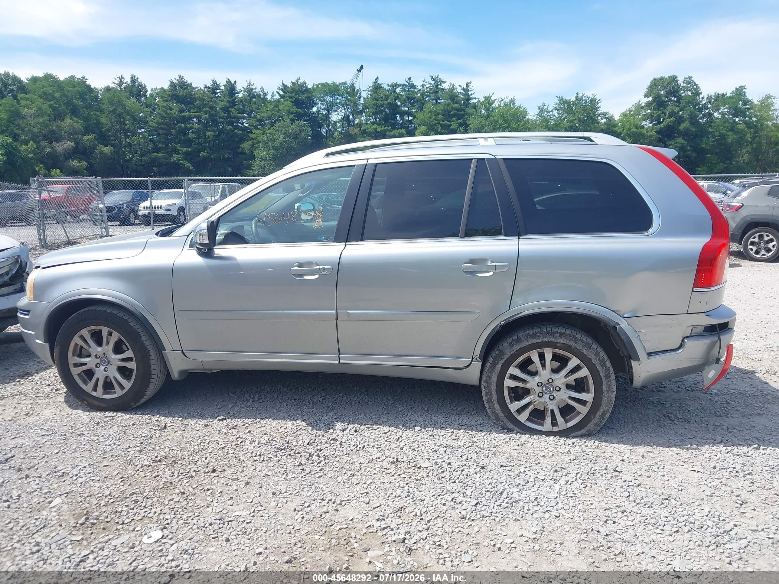 2013 Volvo Xc90 3.2 Platinum Silver vin: YV4952CZXD1658629
