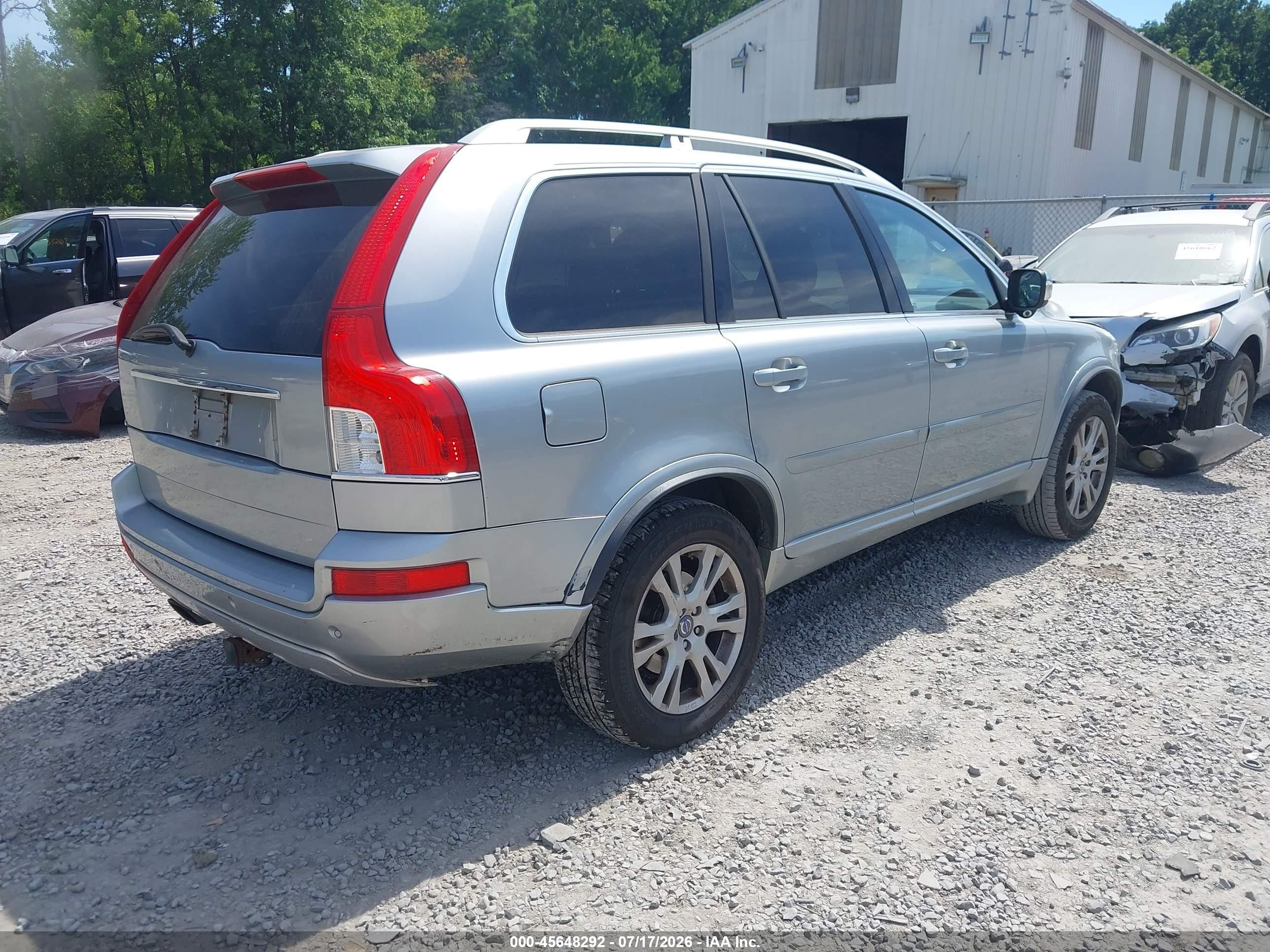 2013 Volvo Xc90 3.2 Platinum Silver vin: YV4952CZXD1658629