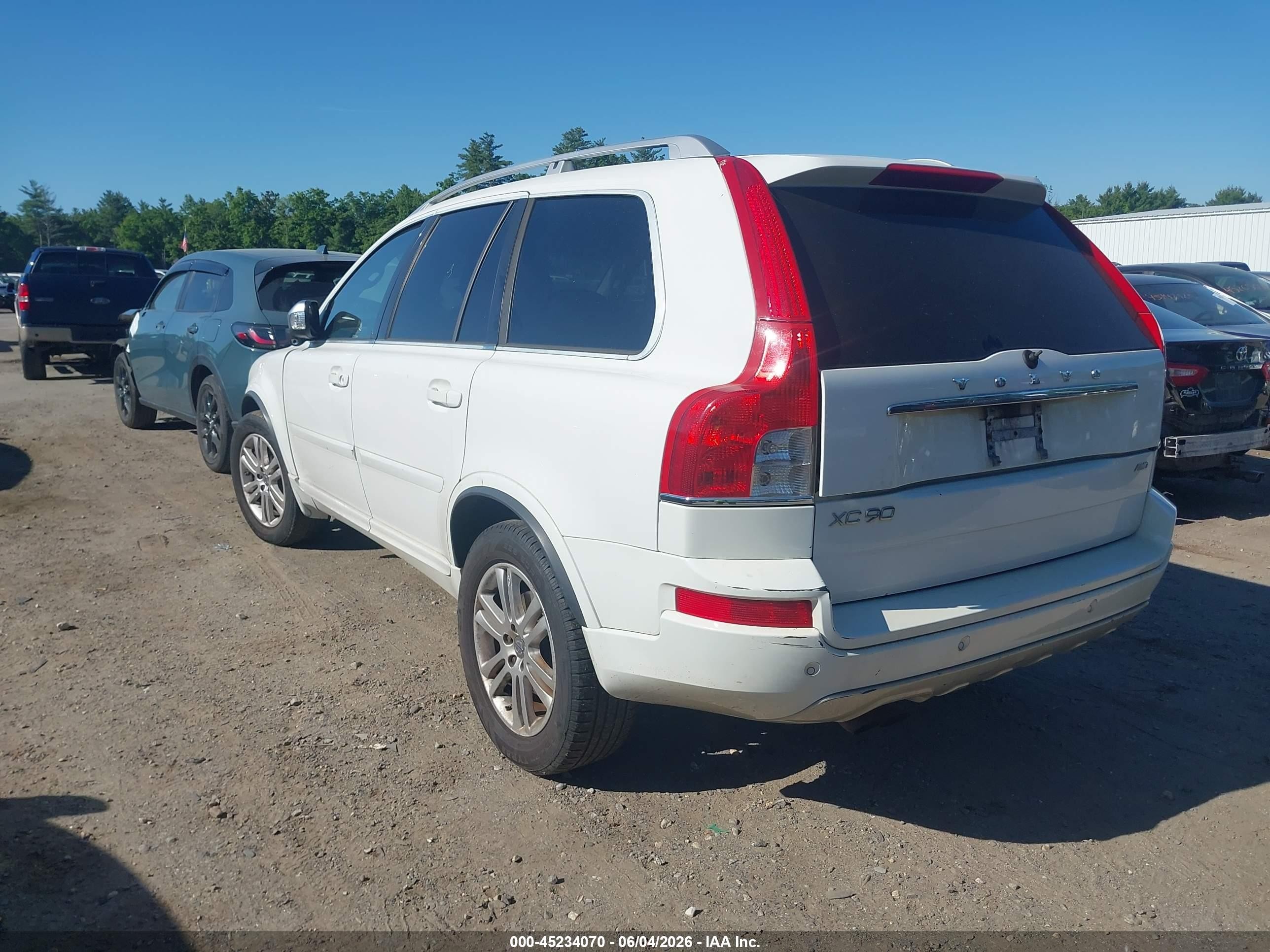 2013 Volvo Xc90 3.2 Platinum White vin: YV4952CZXD1671588
