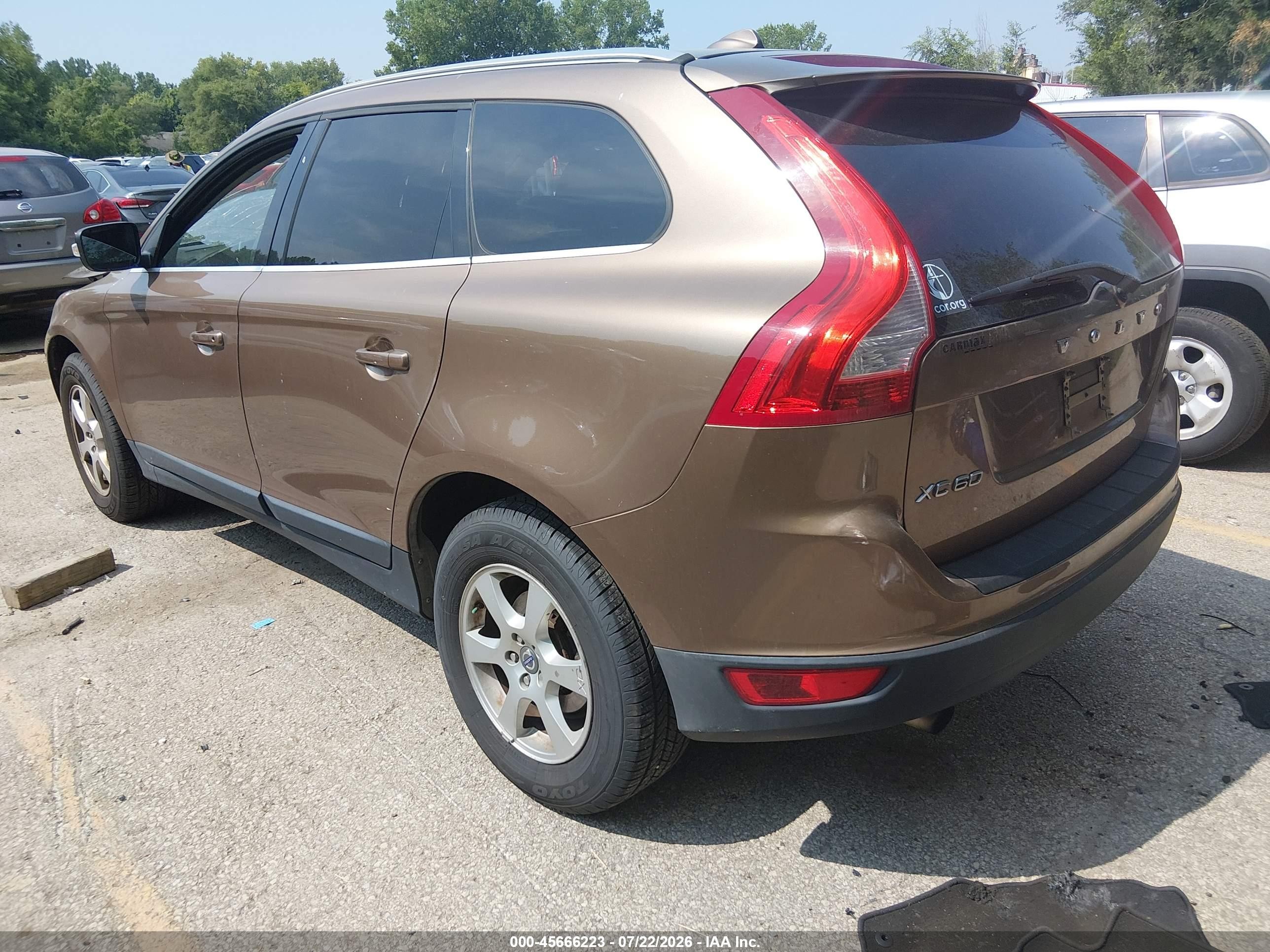 2012 Volvo Xc60 3.2/3.2 Platinum/3.2 Premier/3.2 Premier Plus Brown vin: YV4952DL0C2327707