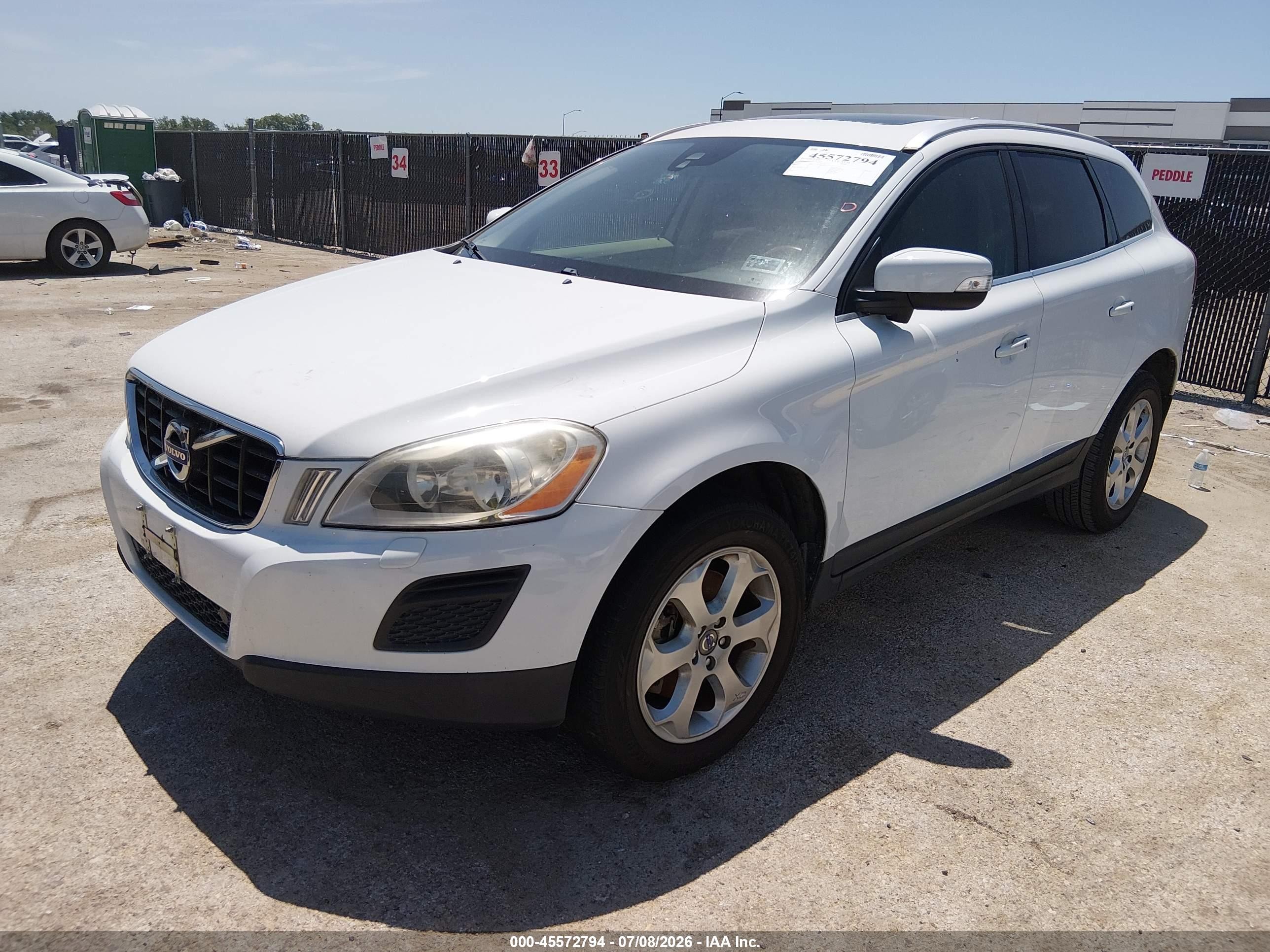 2013 Volvo Xc60 3.2 White vin: YV4952DL3D2465792