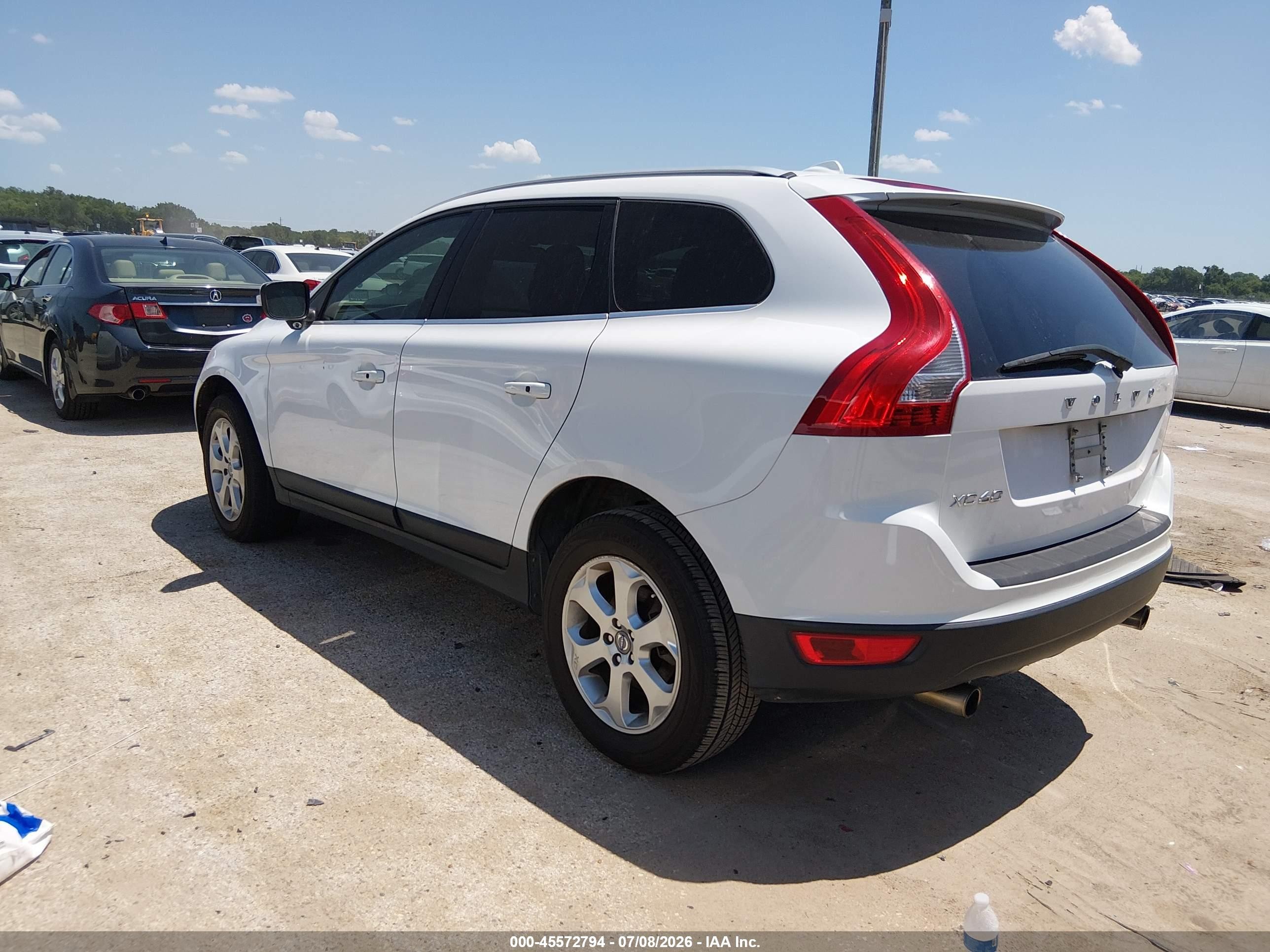 2013 Volvo Xc60 3.2 White vin: YV4952DL3D2465792