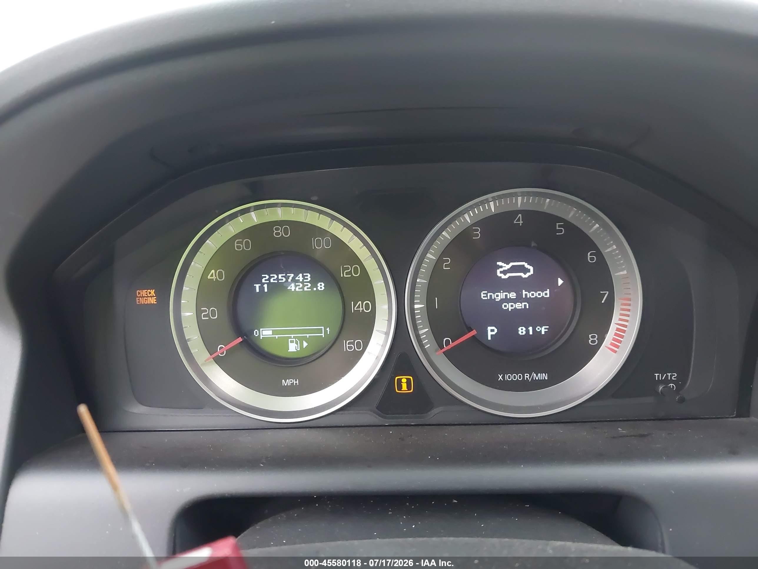 2012 Volvo Xc60 3.2/3.2 Platinum/3.2 Premier/3.2 Premier Plus Черный vin: YV4952DL5C2346317
