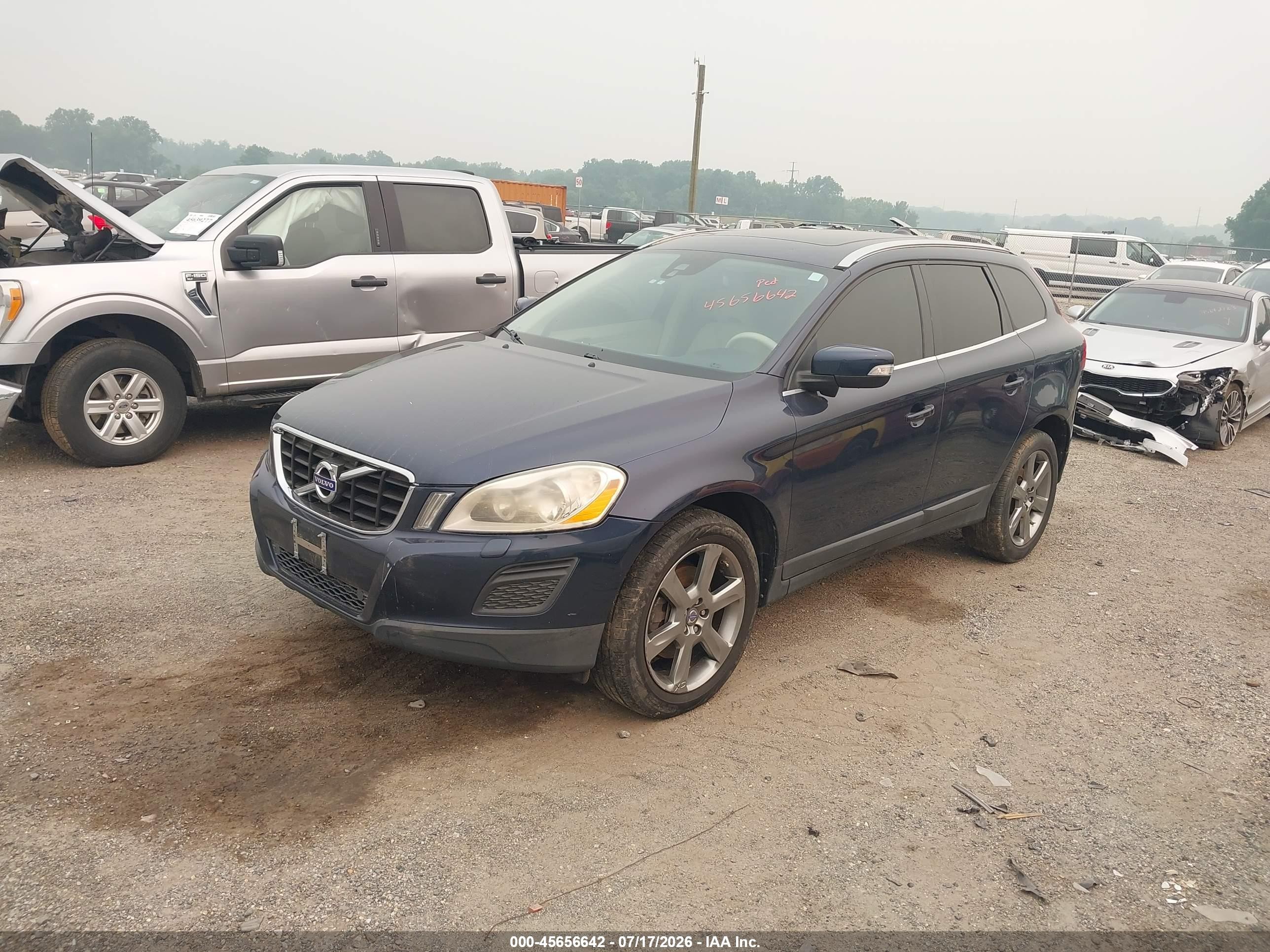 2013 Volvo Xc60 3.2 Premier Blue vin: YV4952DL6D2391204