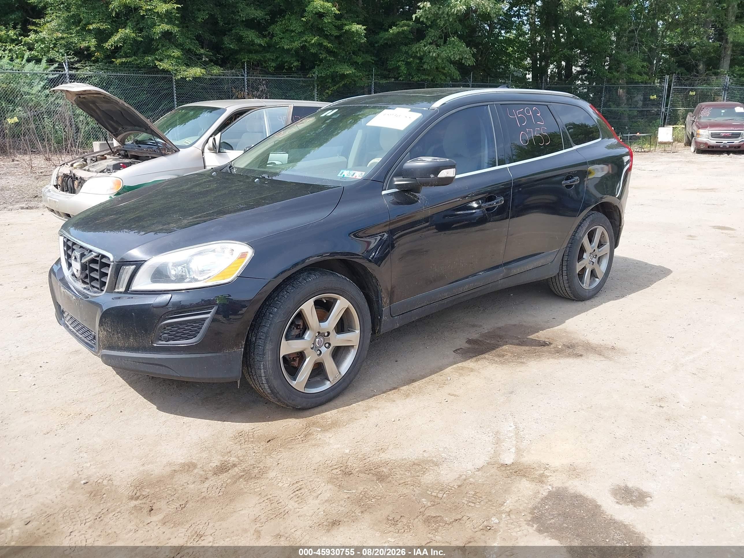 2013 Volvo Xc60 3.2 Premier Plus Black vin: YV4952DL6D2455984