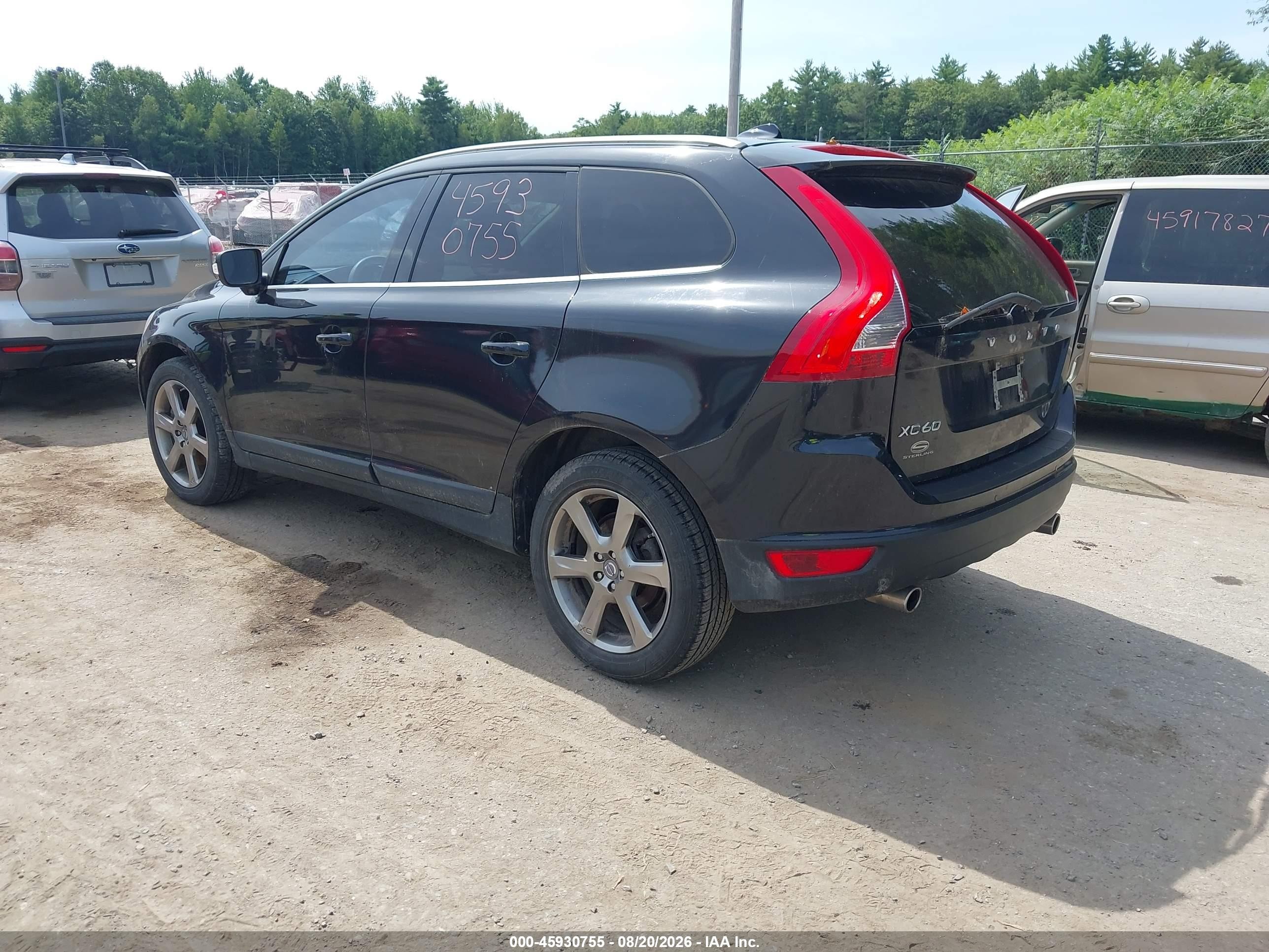 2013 Volvo Xc60 3.2 Premier Plus Black vin: YV4952DL6D2455984