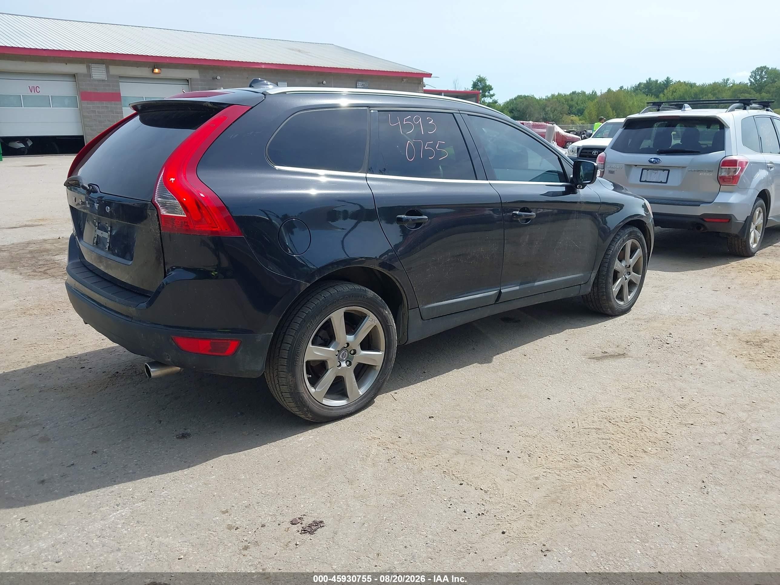 2013 Volvo Xc60 3.2 Premier Plus Black vin: YV4952DL6D2455984