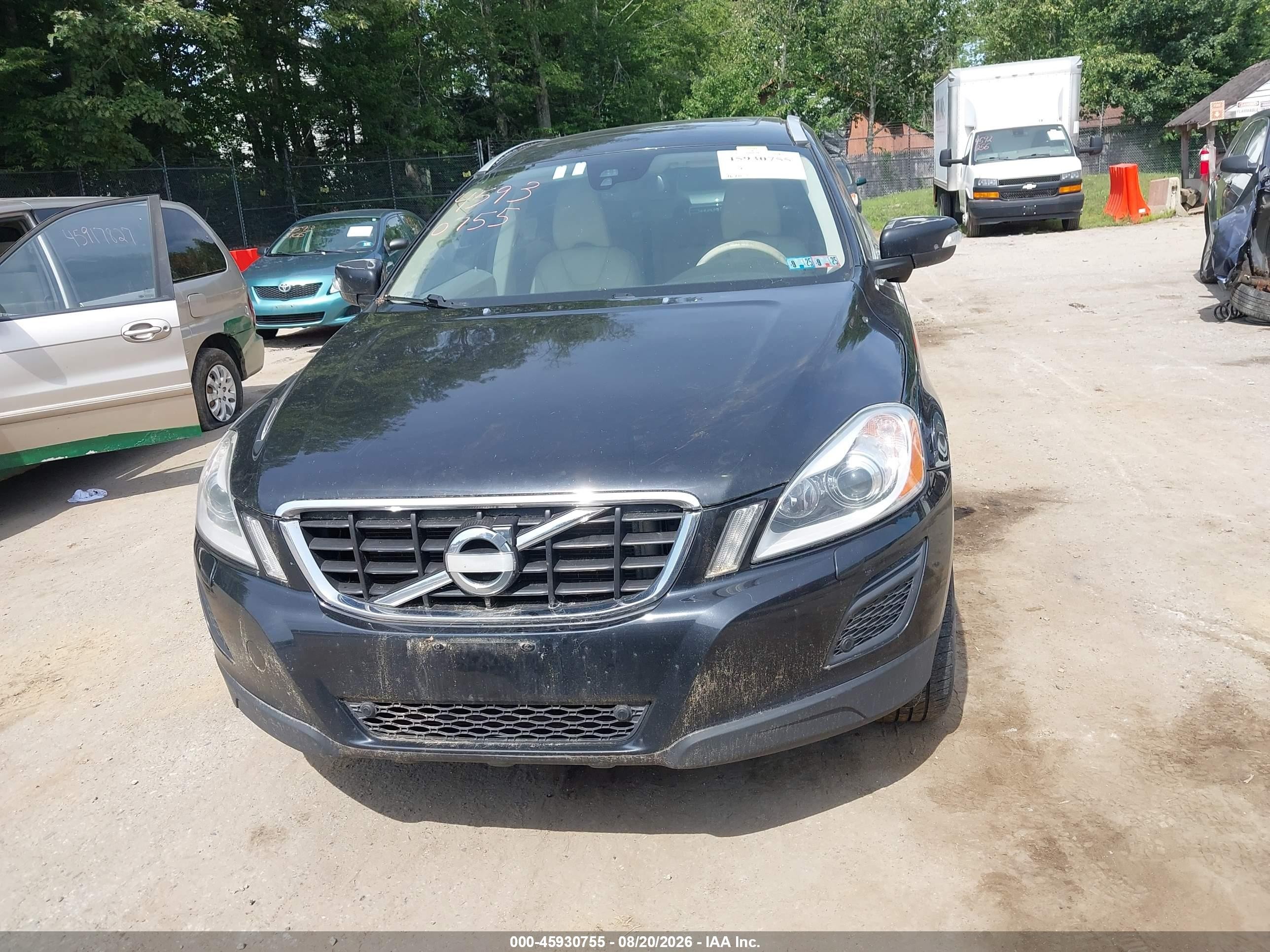 2013 Volvo Xc60 3.2 Premier Plus Black vin: YV4952DL6D2455984