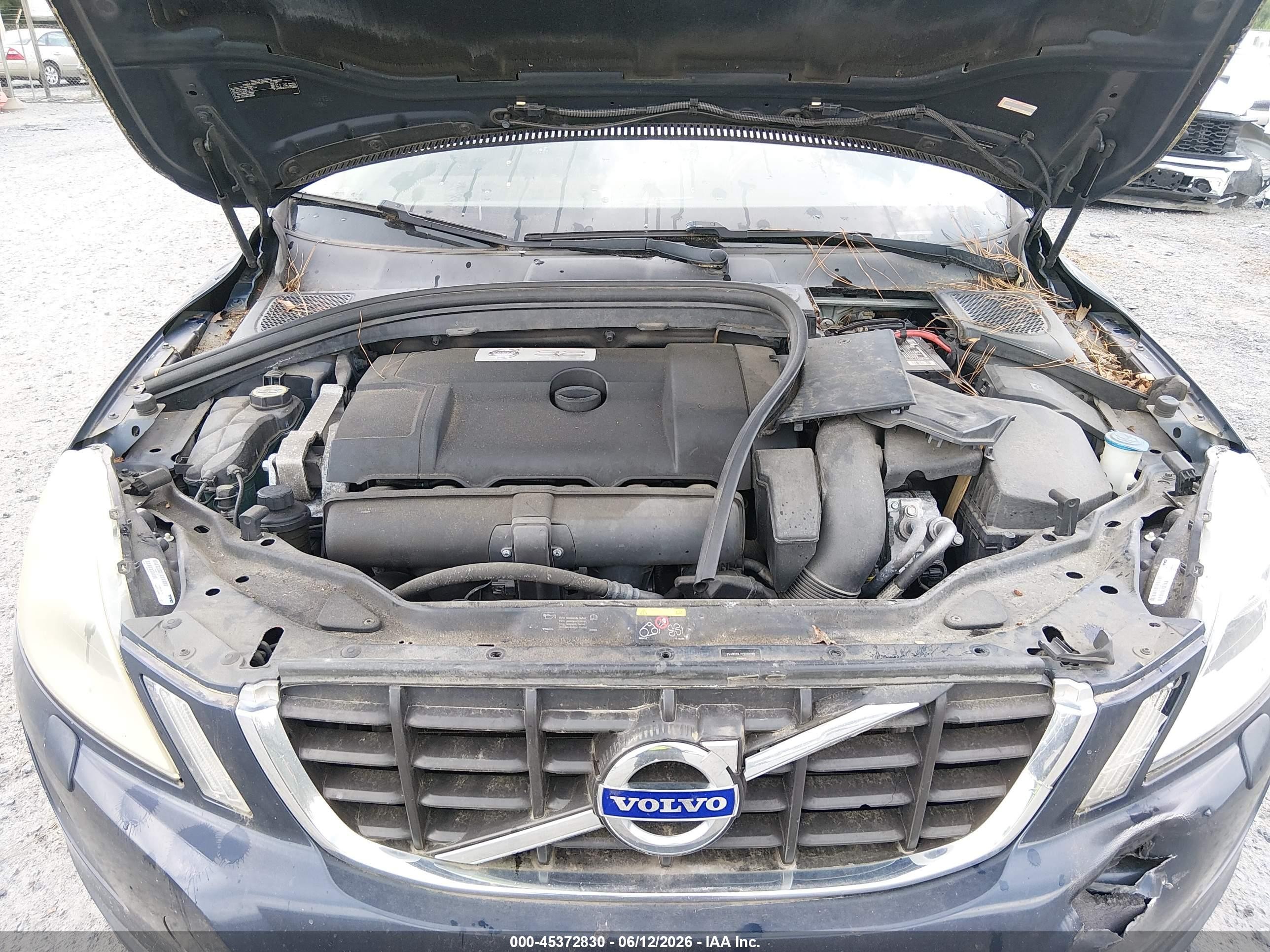 2012 Volvo Xc60 3.2/3.2 Platinum/3.2 Premier/3.2l Premier Plus Blue vin: YV4952DL7C2292292