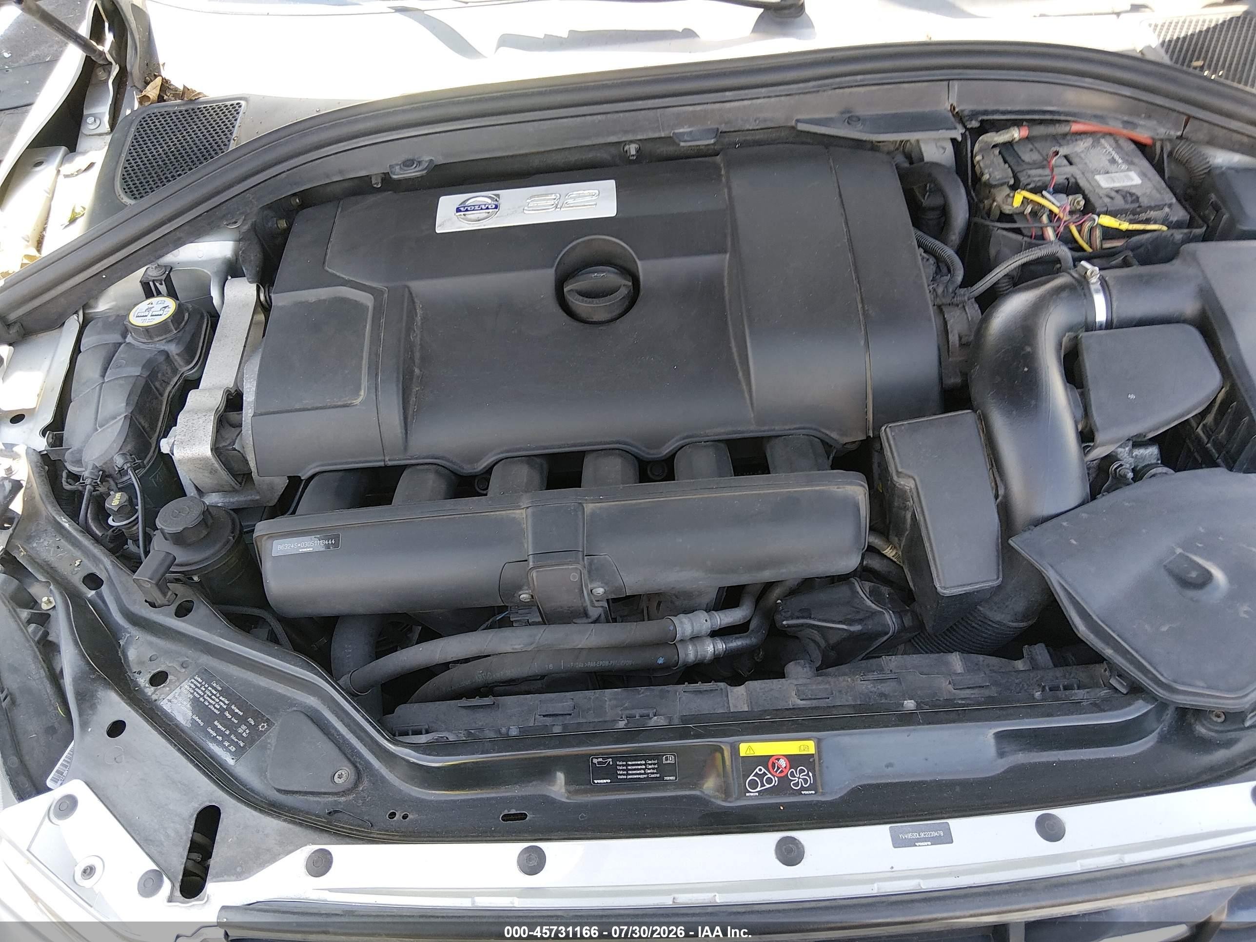 2012 Volvo Xc60 3.2 Premier Silver vin: YV4952DL9C2239478