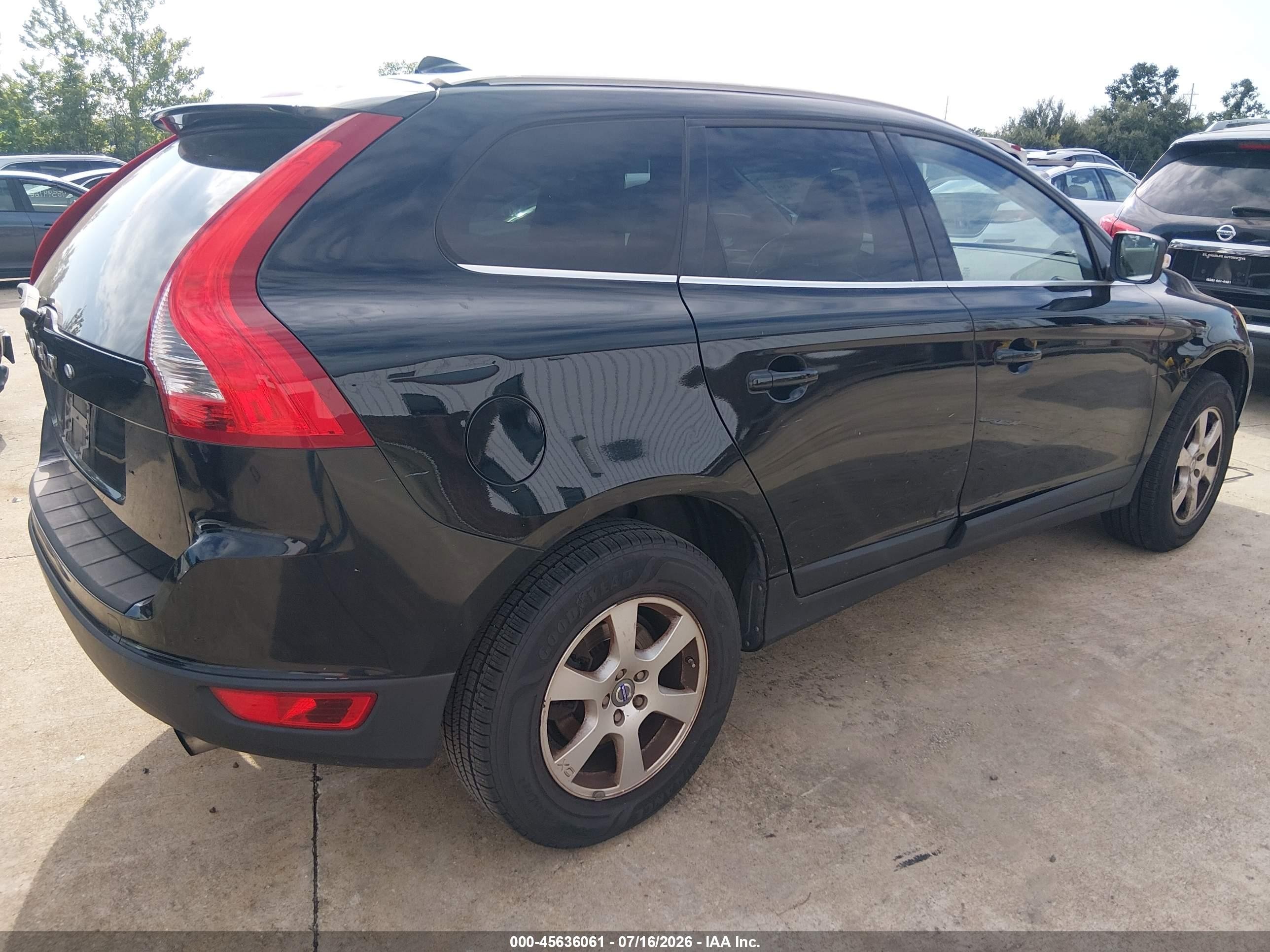 2012 Volvo Xc60 3.2/3.2 Platinum/3.2 Premier/3.2 Premier Plus Black vin: YV4952DL9C2297235