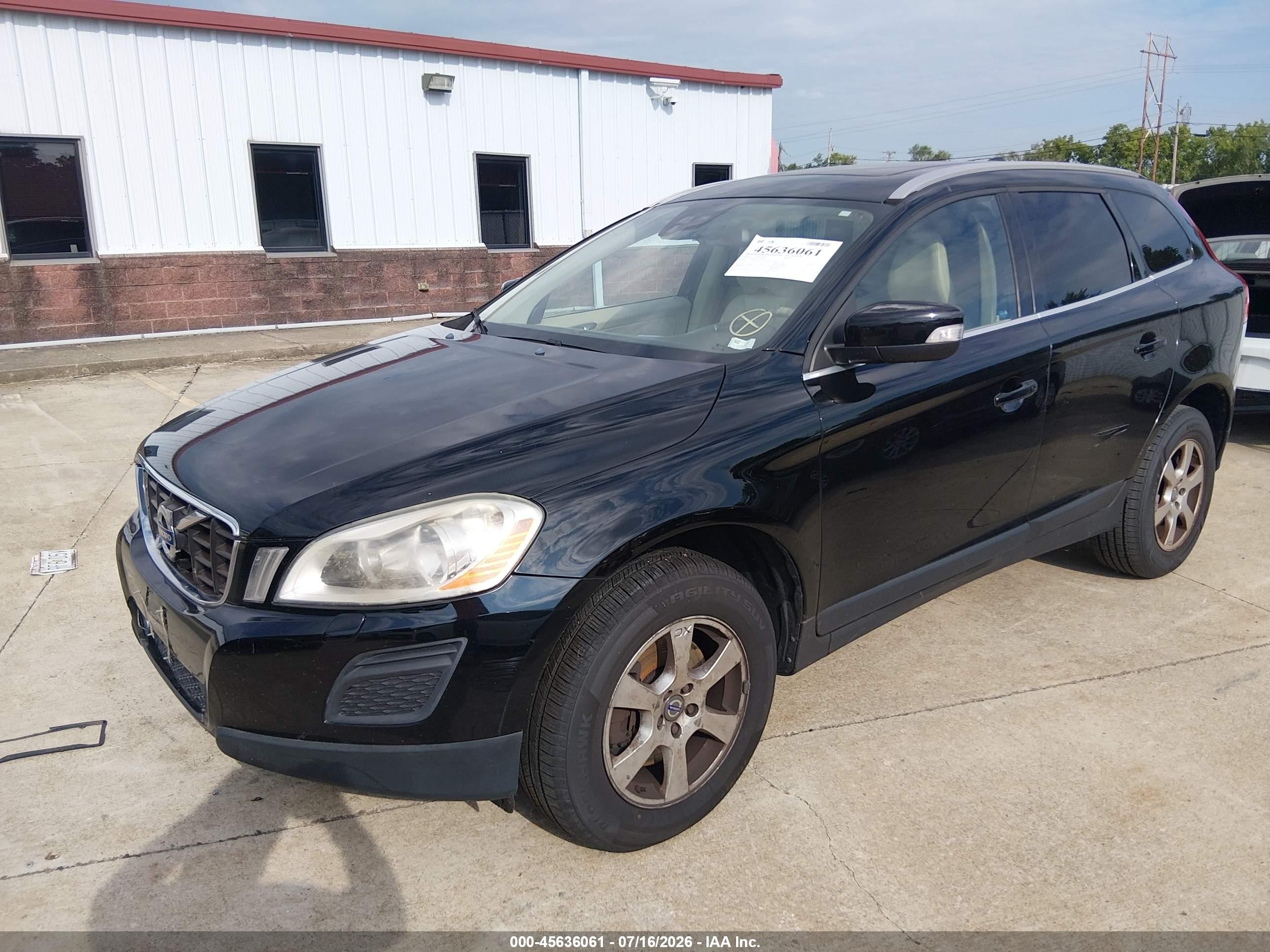 2012 Volvo Xc60 3.2/3.2 Platinum/3.2 Premier/3.2 Premier Plus Black vin: YV4952DL9C2297235