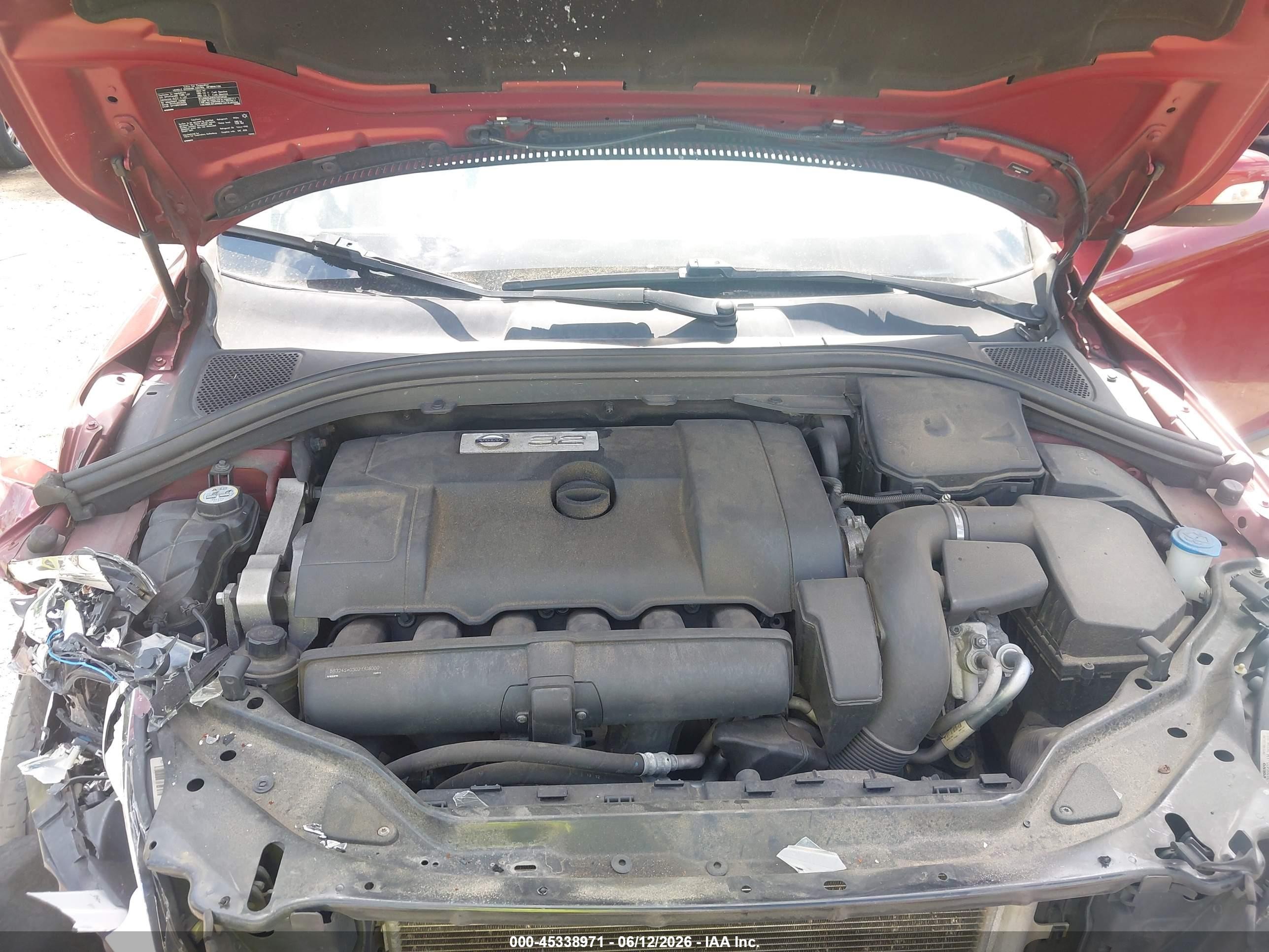 2013 Volvo Xc60 3.2 Premier Red vin: YV4952DZ2D2442766