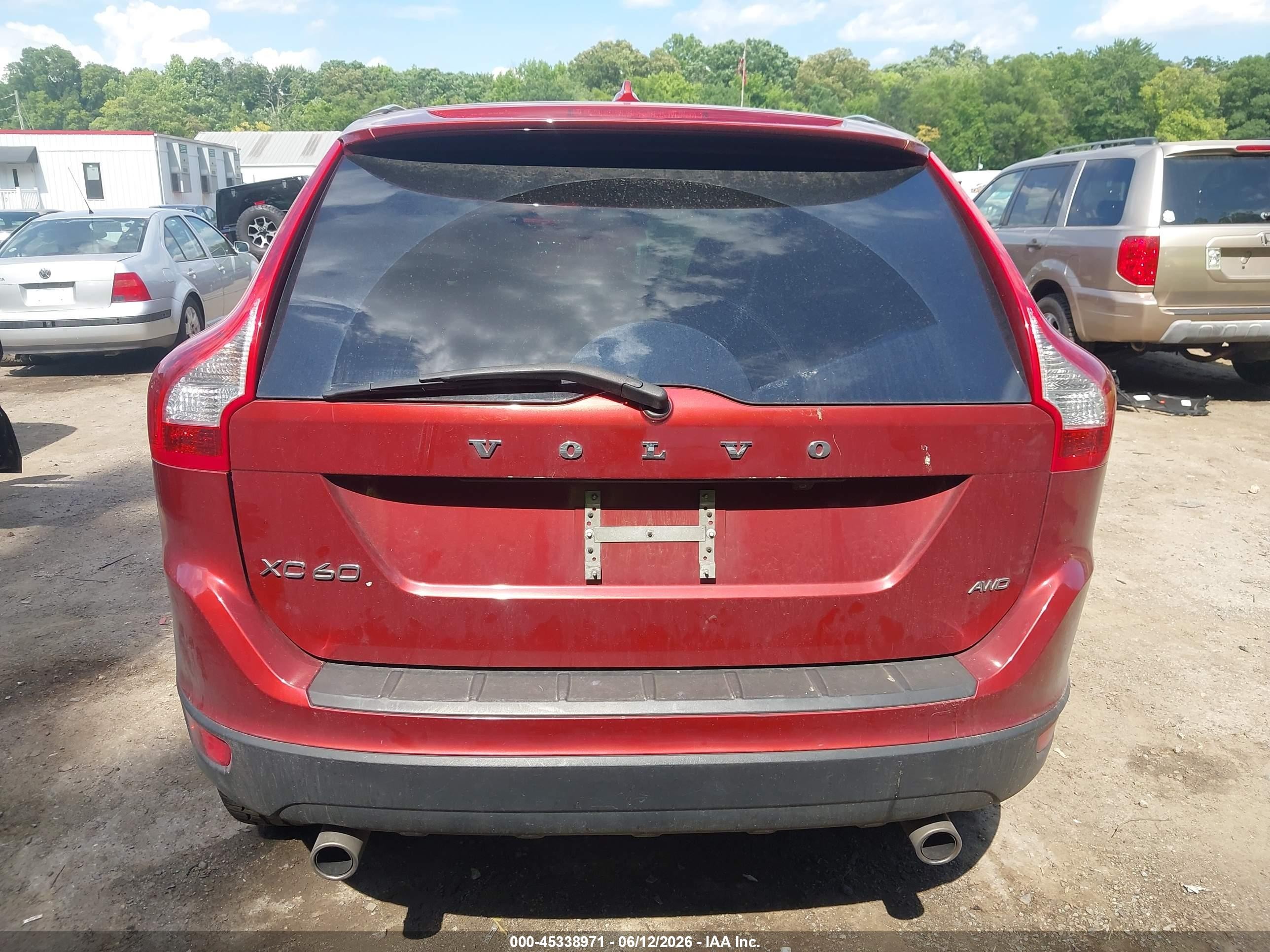 2013 Volvo Xc60 3.2 Premier Red vin: YV4952DZ2D2442766