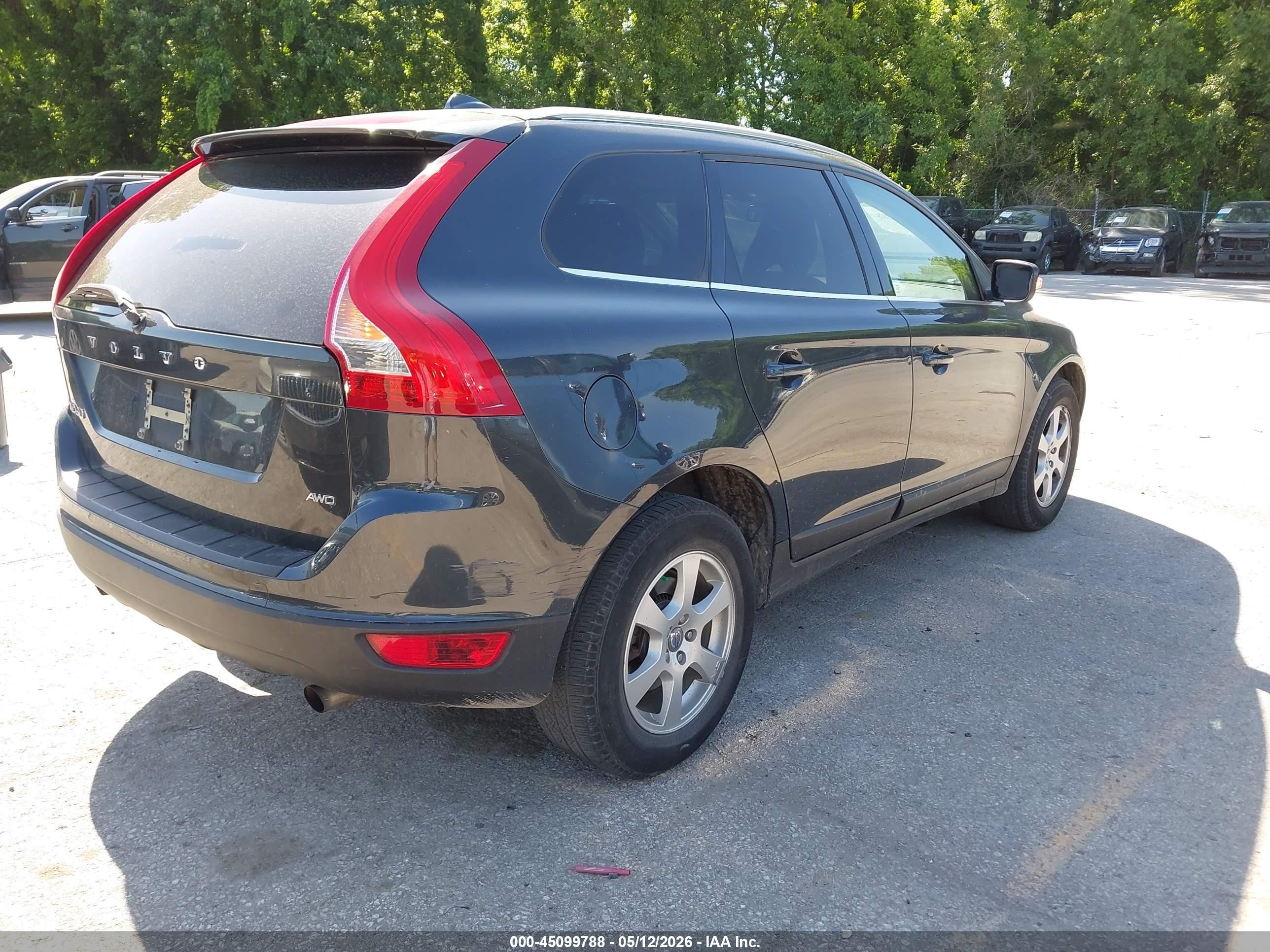 2012 Volvo Xc60 3.2/3.2 Platinum/3.2 Premier/3.2 Premier Plus Black vin: YV4952DZ4C2332994