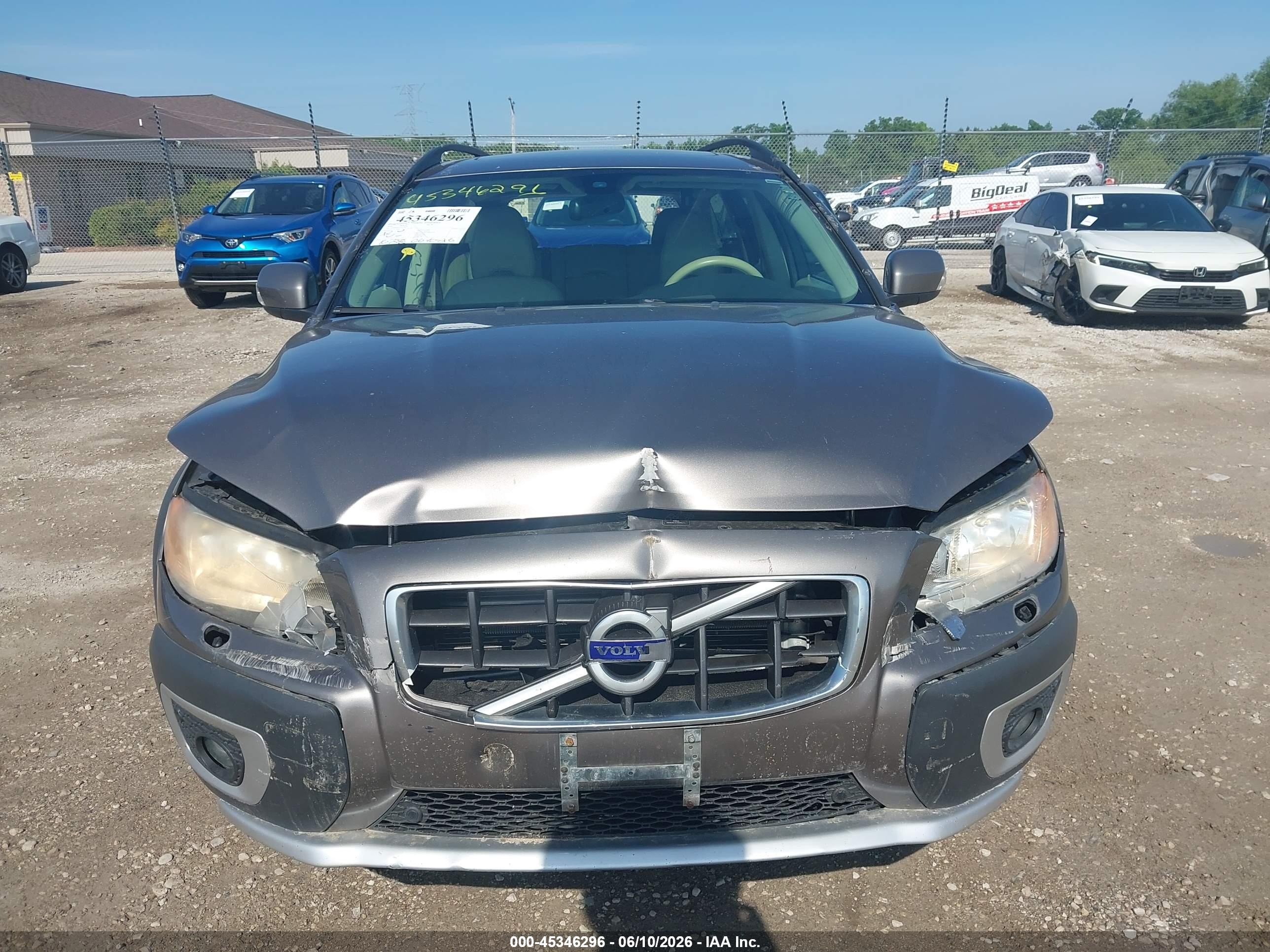 2010 Volvo Xc70 3.2 Gray vin: YV4982BZ1A1078349