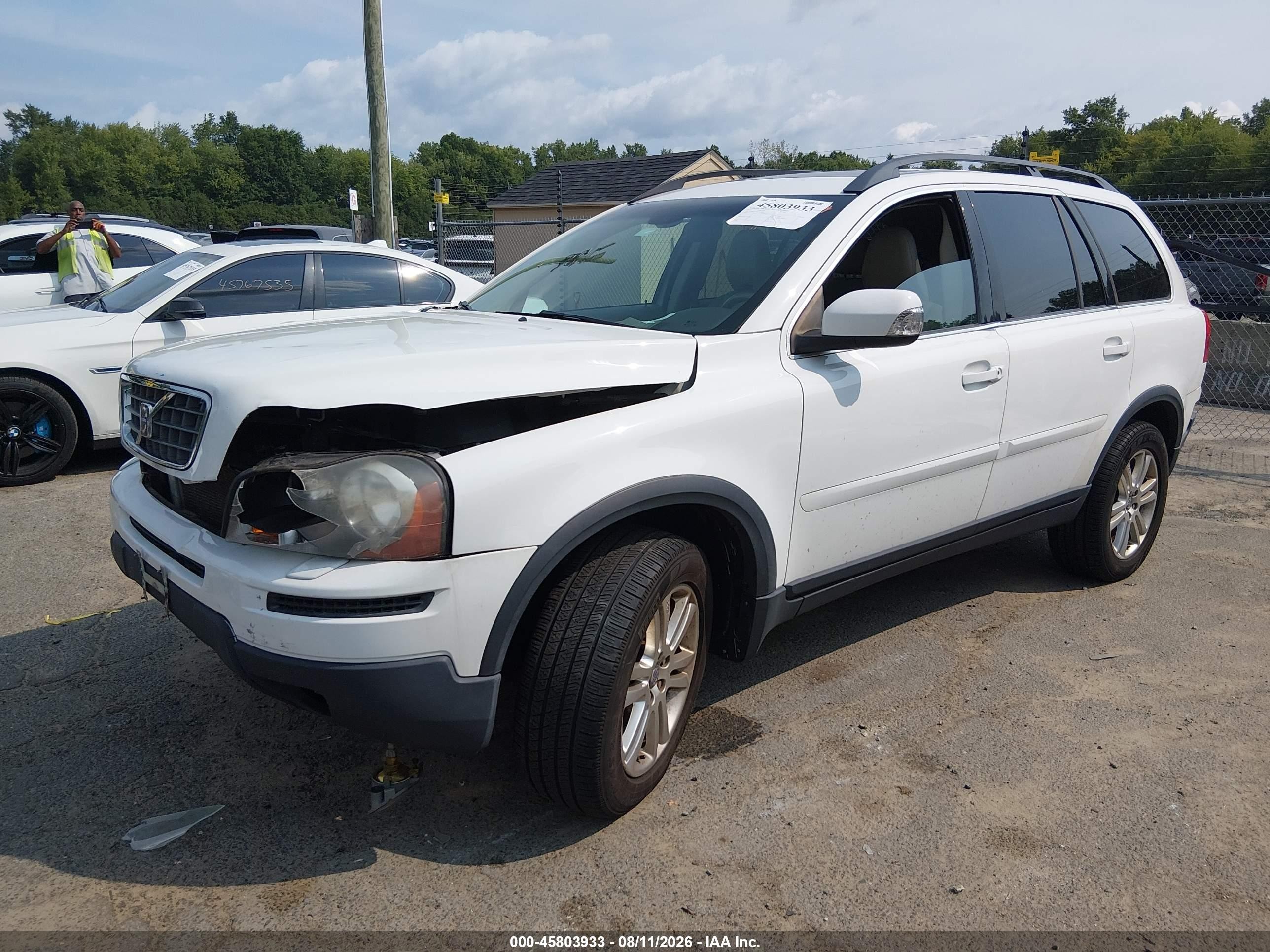 2010 Volvo Xc90 3.2 White vin: YV4982CZ2A1539993