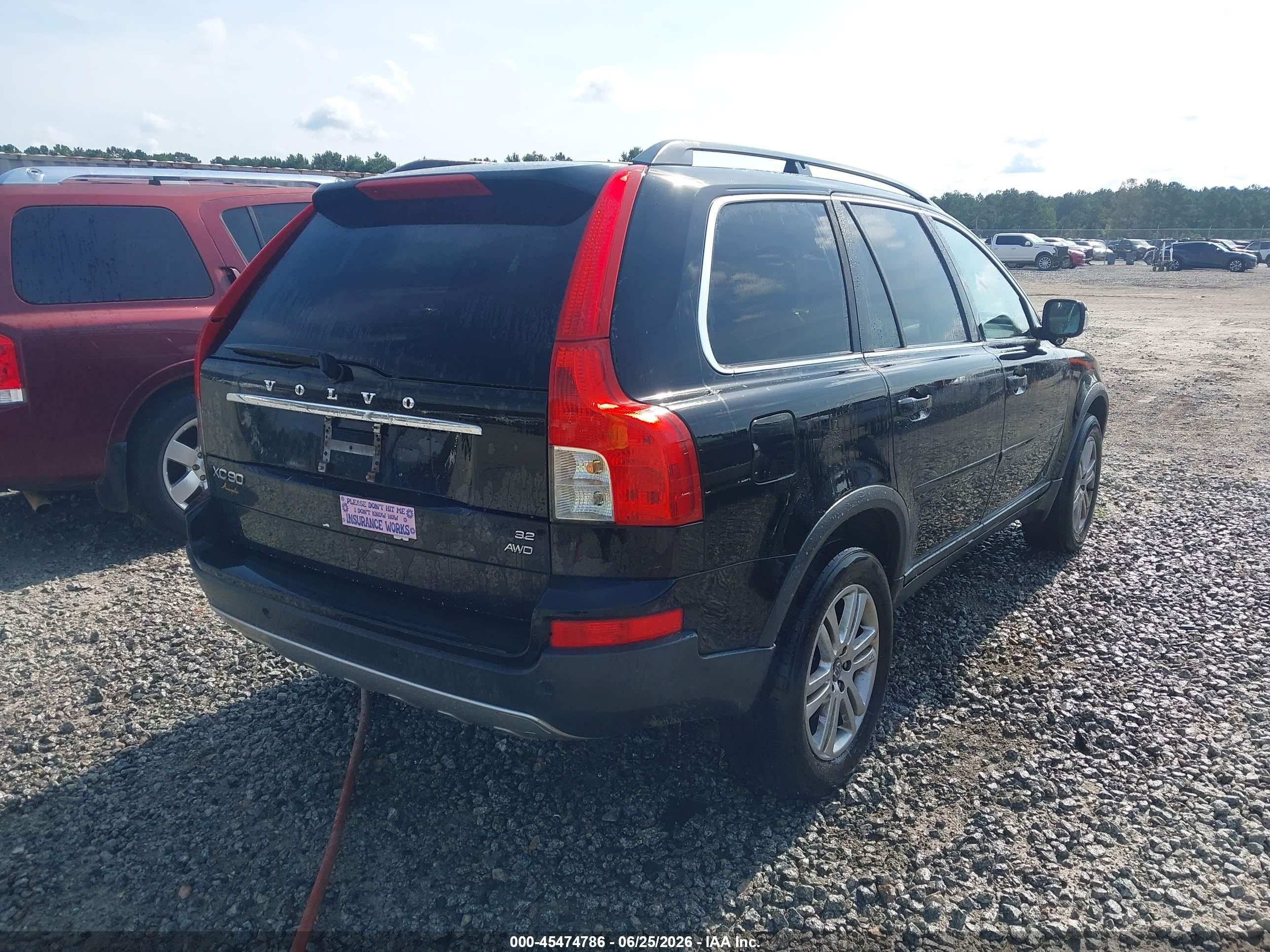 2010 Volvo Xc90 3.2 Black vin: YV4982CZ3A1539145
