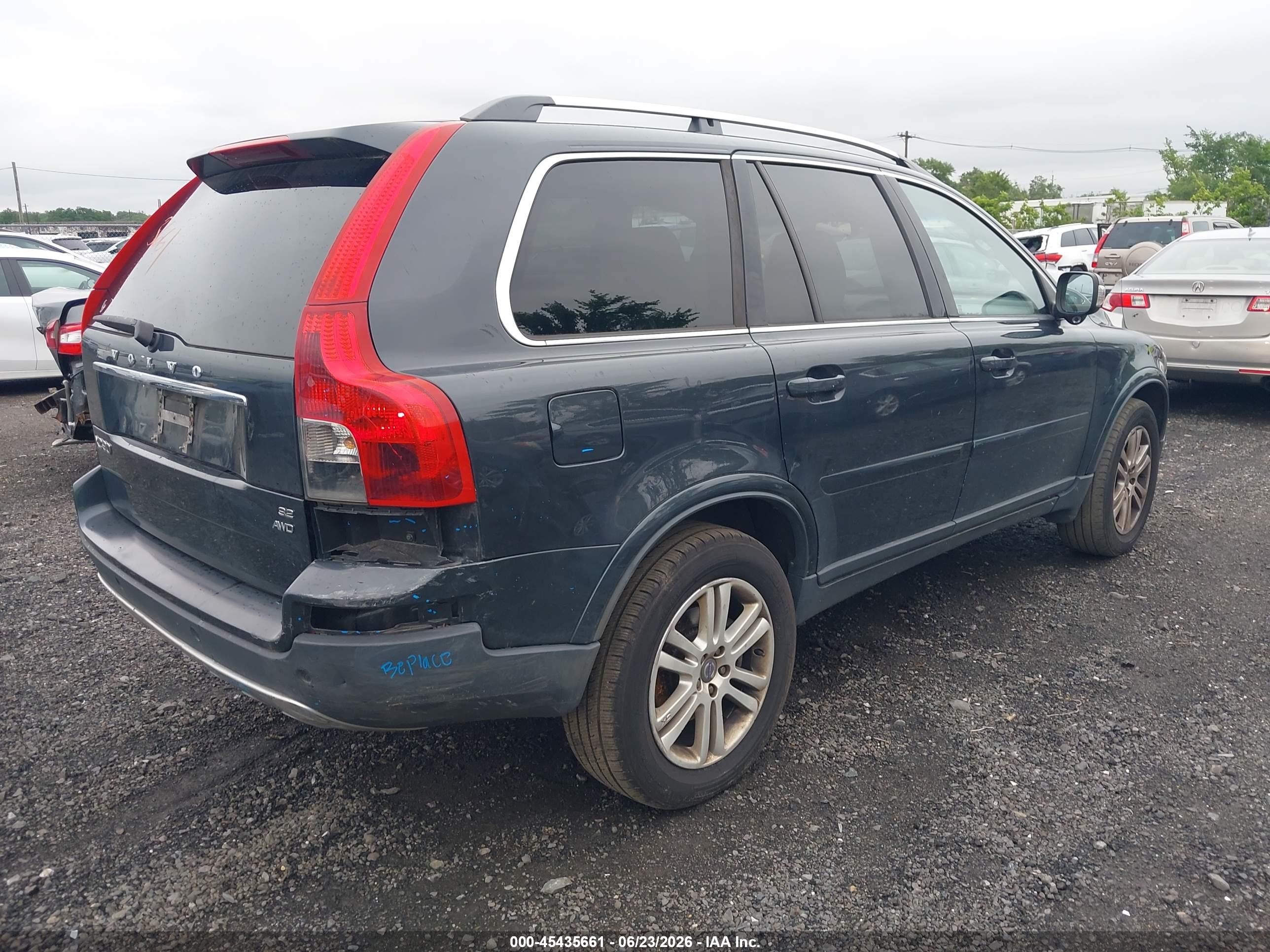 2010 Volvo Xc90 3.2 Dark Blue vin: YV4982CZ8A1565692