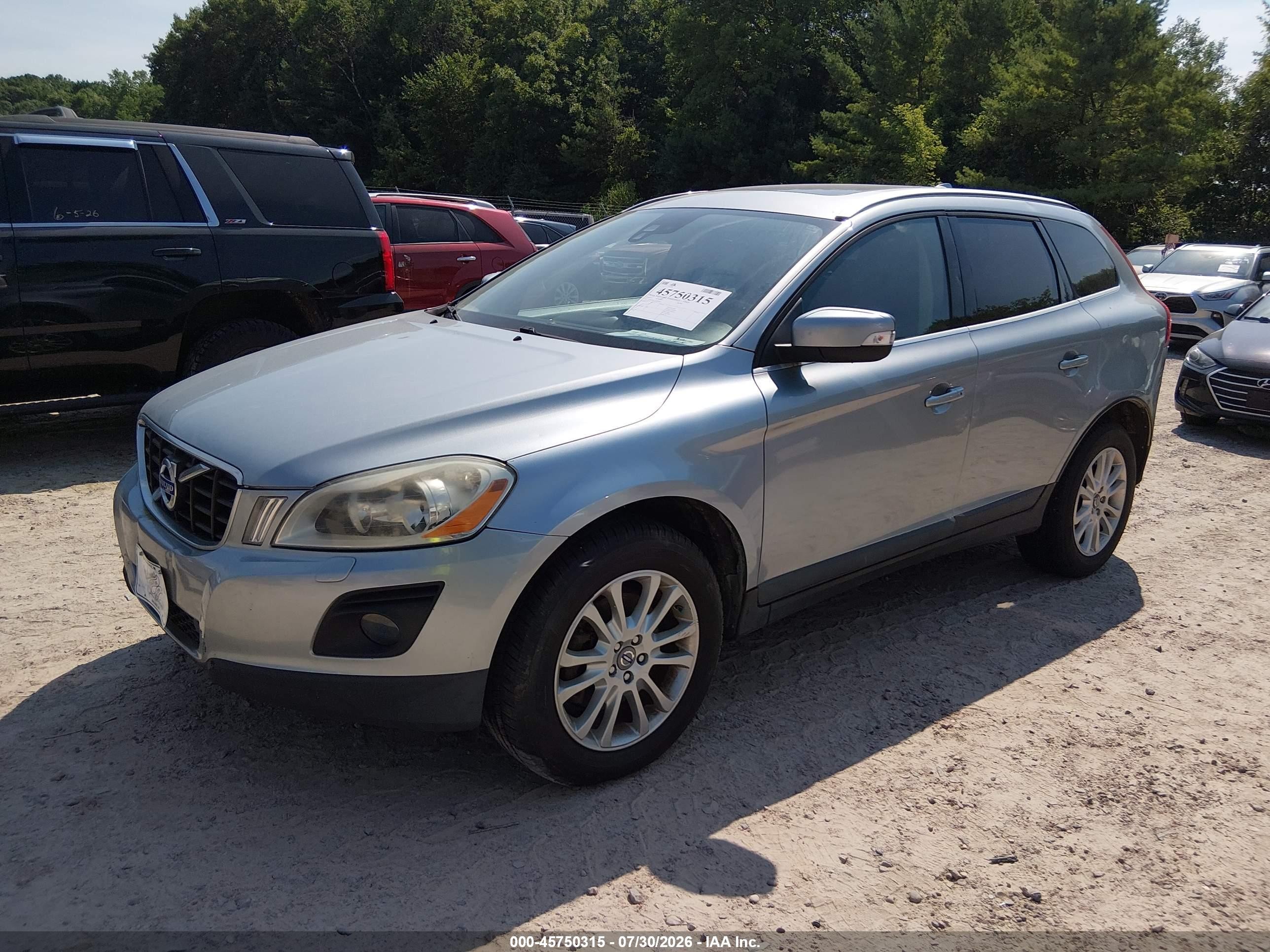 2010 Volvo Xc60 T6/t6 R-design Silver vin: YV4992DZXA2054331