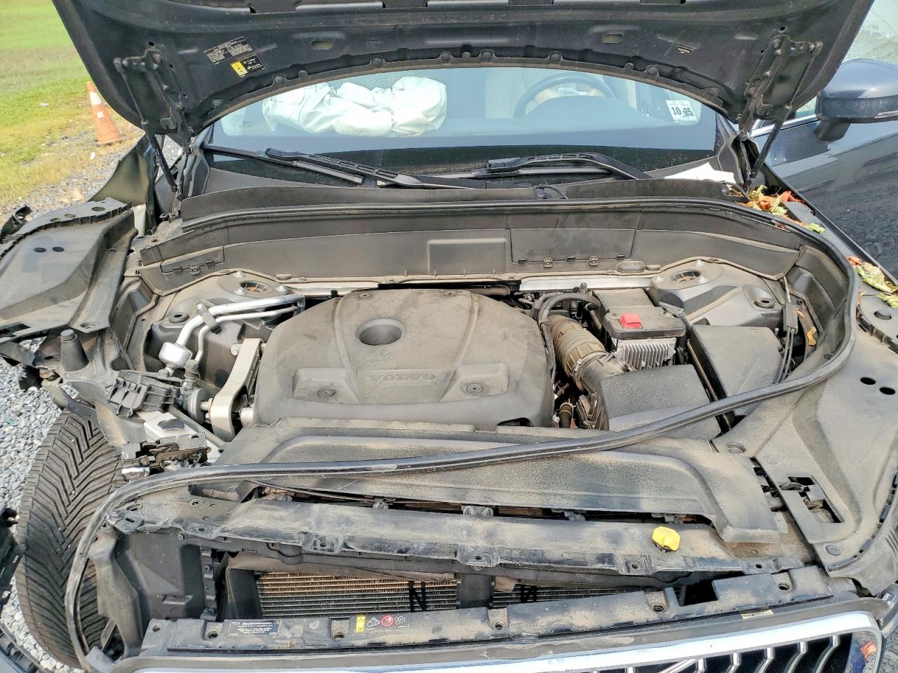 2021 Volvo Xc90 T6 Momentum Серый vin: YV4A221K1M1696469
