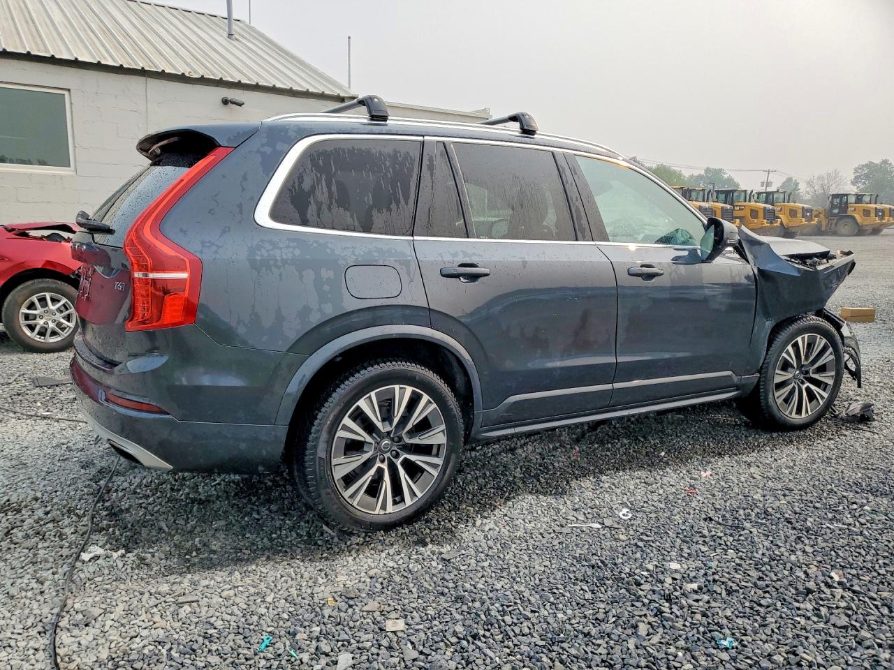 2021 Volvo Xc90 T6 Momentum Серый vin: YV4A221K1M1696469