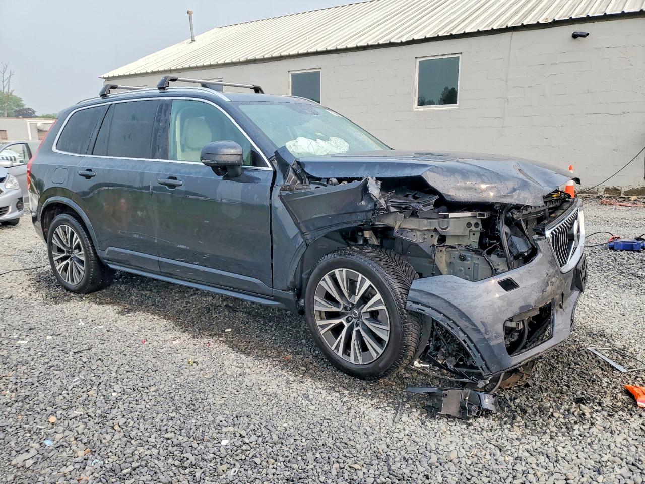 2021 Volvo Xc90 T6 Momentum Серый vin: YV4A221K1M1696469