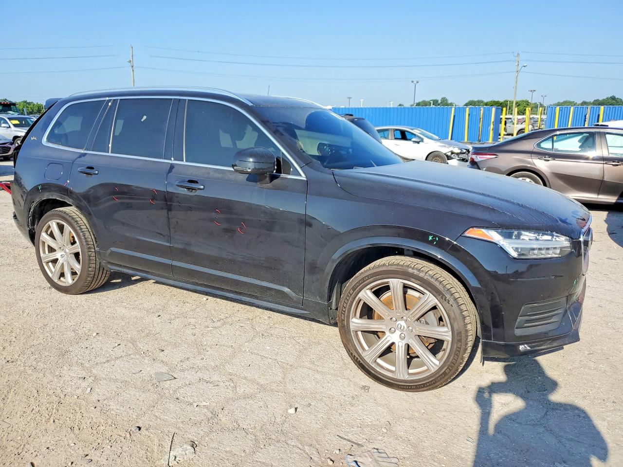 2020 Volvo Xc90 T6 Momentum Black vin: YV4A221K2L1530881