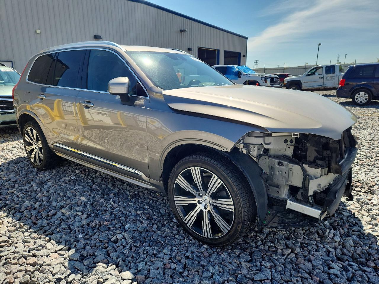 2020 Volvo Xc90 T6 Inscription Gray vin: YV4A221L9L1579763