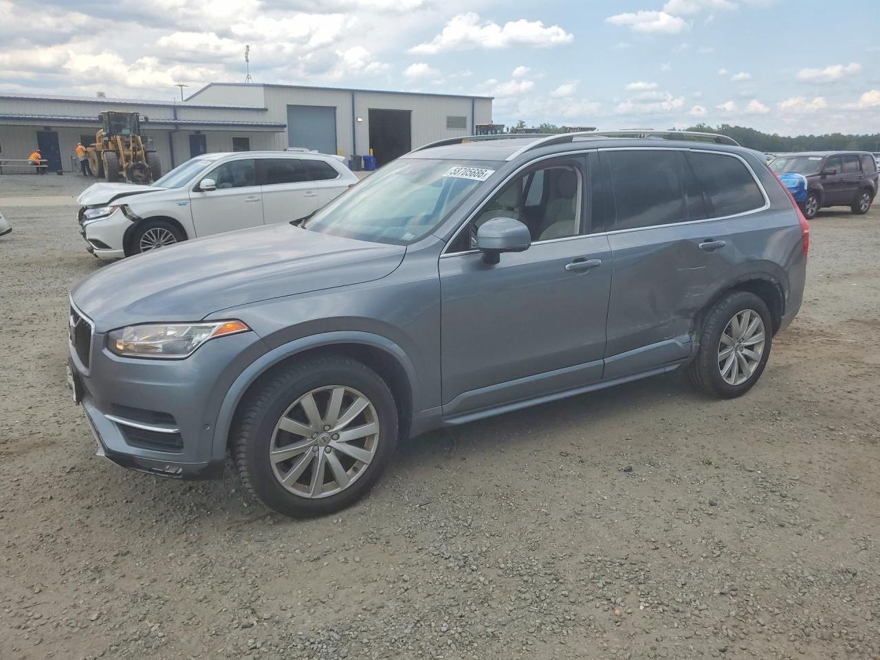 2016 Volvo Xc90 T6 Gray vin: YV4A22PK1G1027985