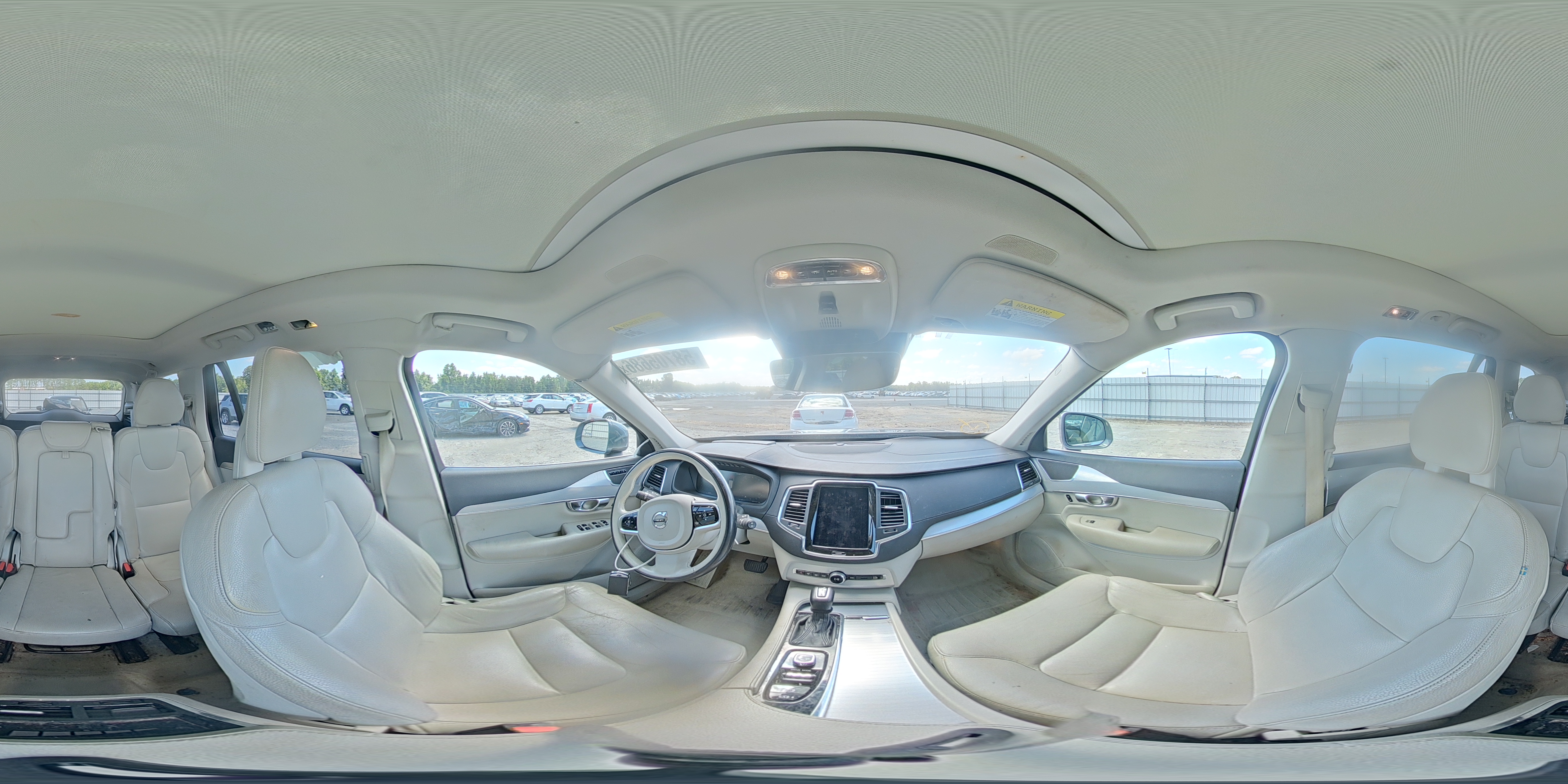 2016 Volvo Xc90 T6 Gray vin: YV4A22PK1G1027985