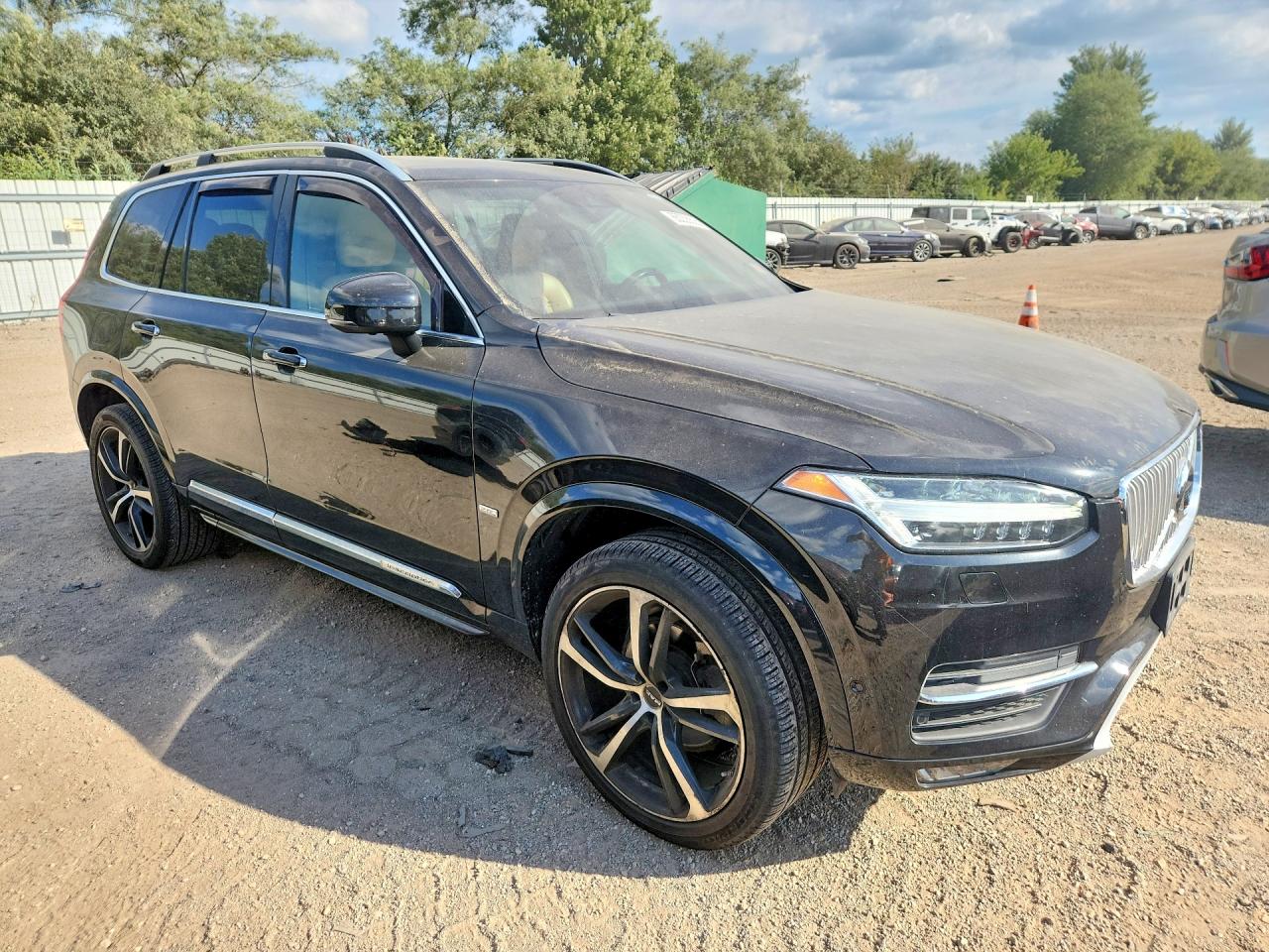 2017 Volvo Xc90 T6 Black vin: YV4A22PK2H1182059