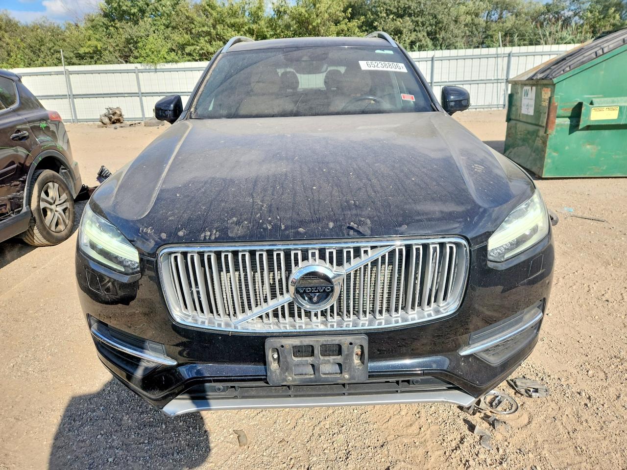 2017 Volvo Xc90 T6 Black vin: YV4A22PK2H1182059