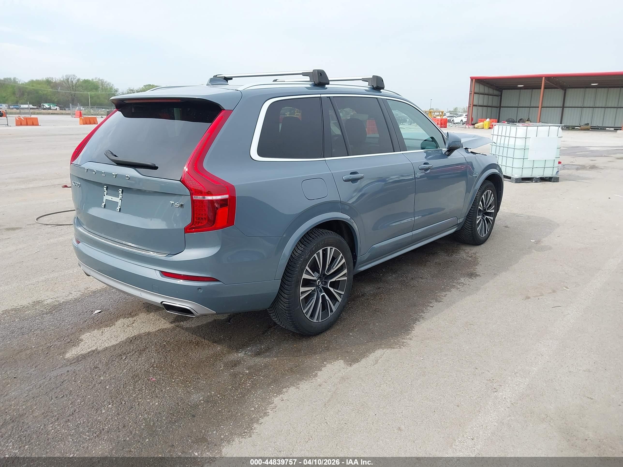 2020 Volvo Xc90 T6 Momentum 7 Passenger Blue vin: YV4A22PK2L1610270