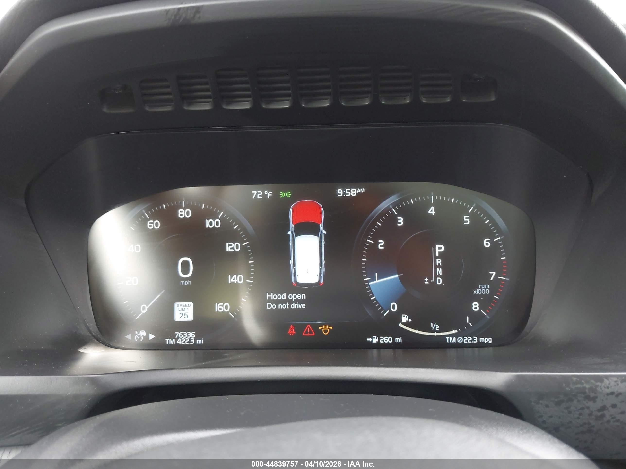 2020 Volvo Xc90 T6 Momentum 7 Passenger Blue vin: YV4A22PK2L1610270