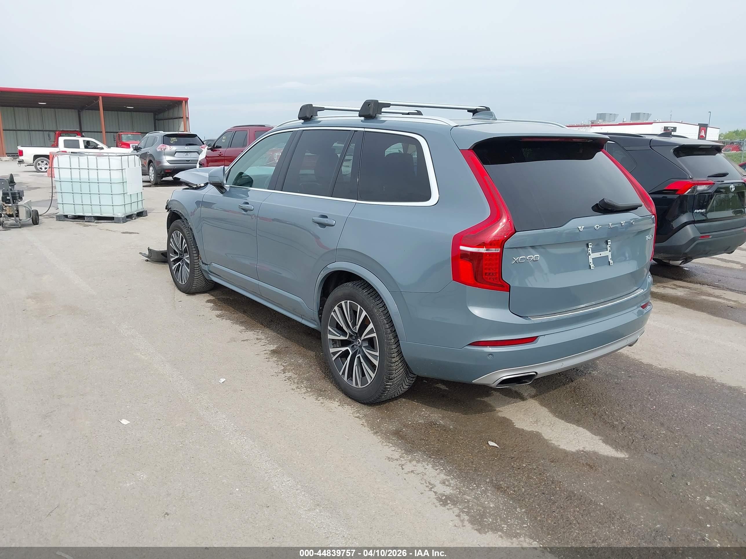 2020 Volvo Xc90 T6 Momentum 7 Passenger Blue vin: YV4A22PK2L1610270