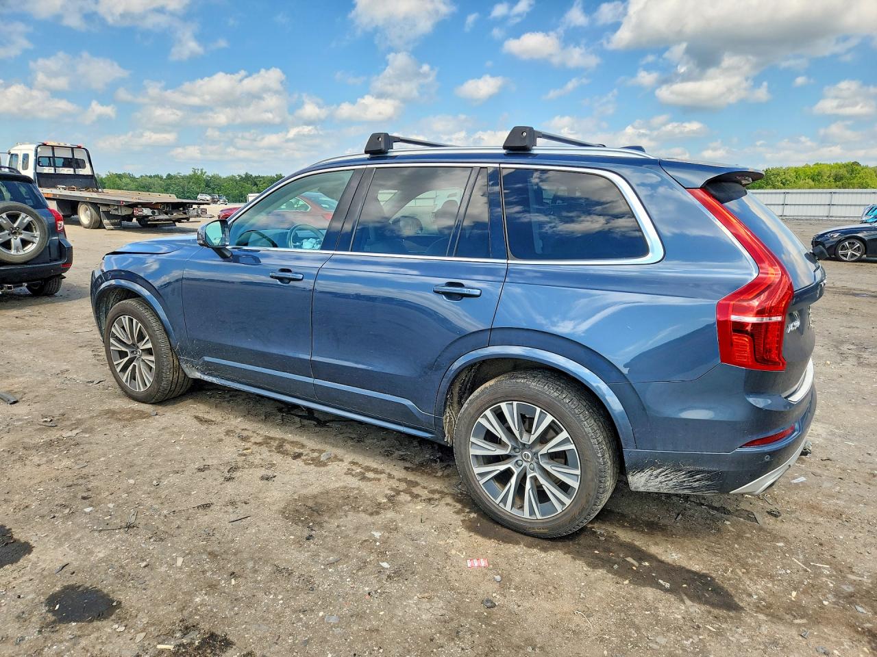 2021 Volvo Xc90 T6 Momentum Blue vin: YV4A22PK2M1754001