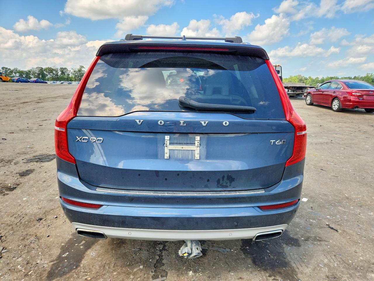 2021 Volvo Xc90 T6 Momentum Blue vin: YV4A22PK2M1754001