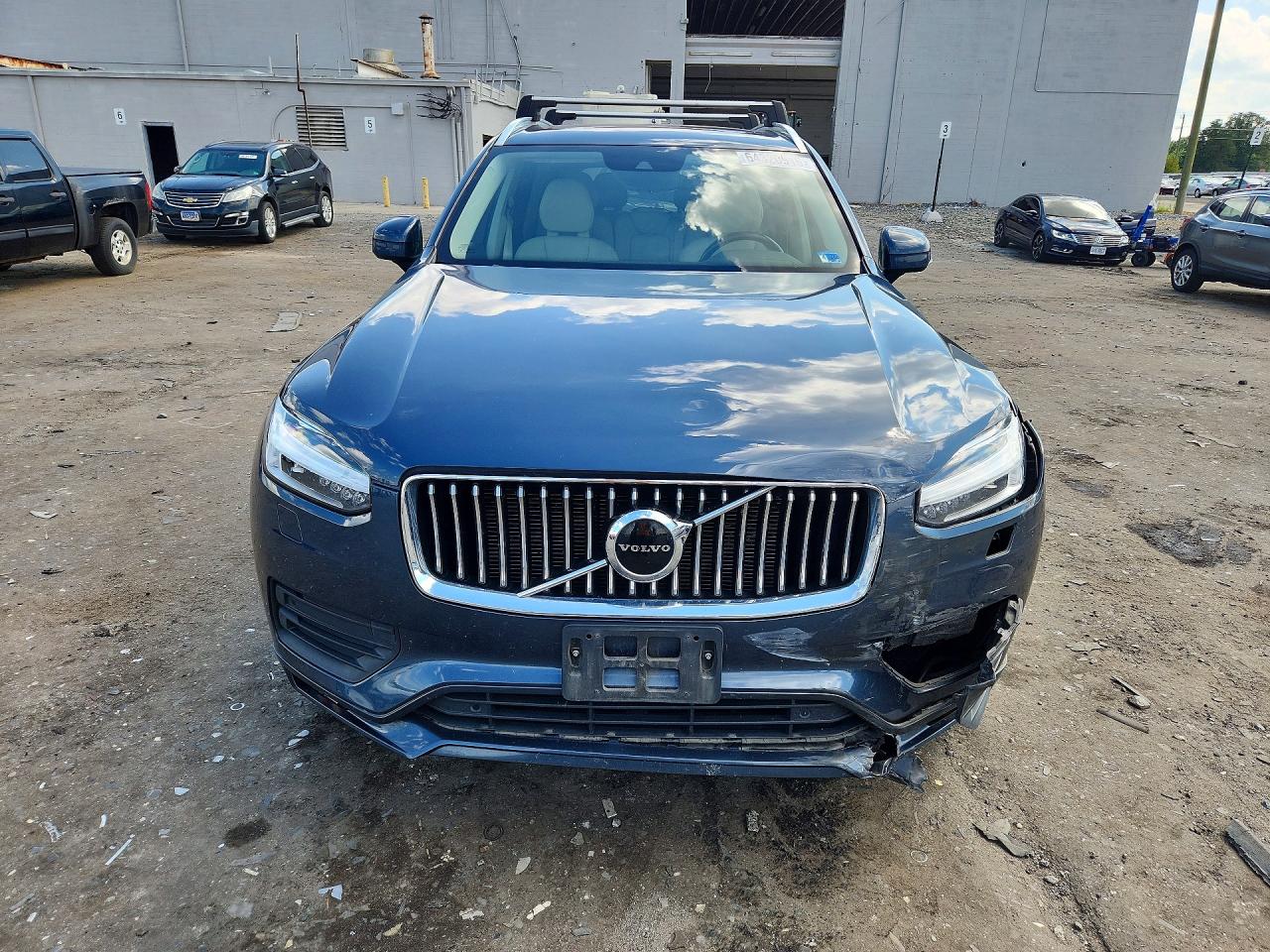 2021 Volvo Xc90 T6 Momentum Blue vin: YV4A22PK2M1754001
