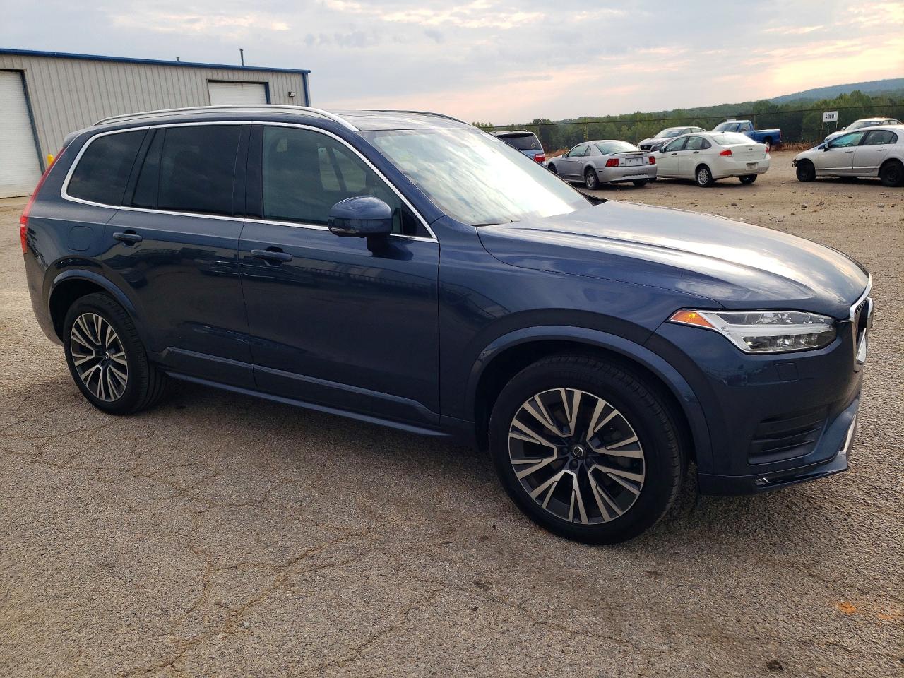 2021 Volvo Xc90 T6 Momentum Blue vin: YV4A22PK2M1766939