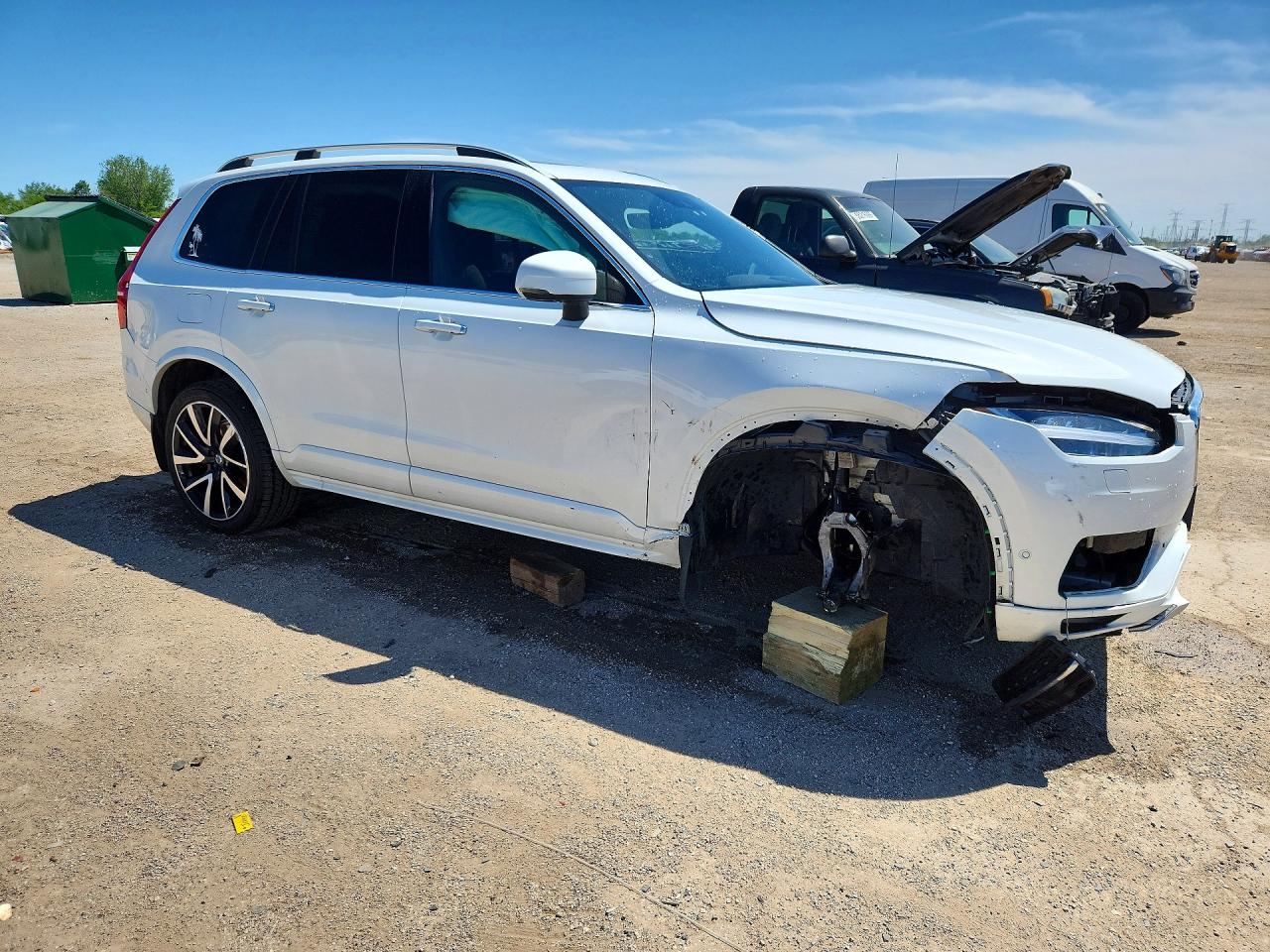 2019 Volvo Xc90 T6 Momentum White vin: YV4A22PK5K1422308