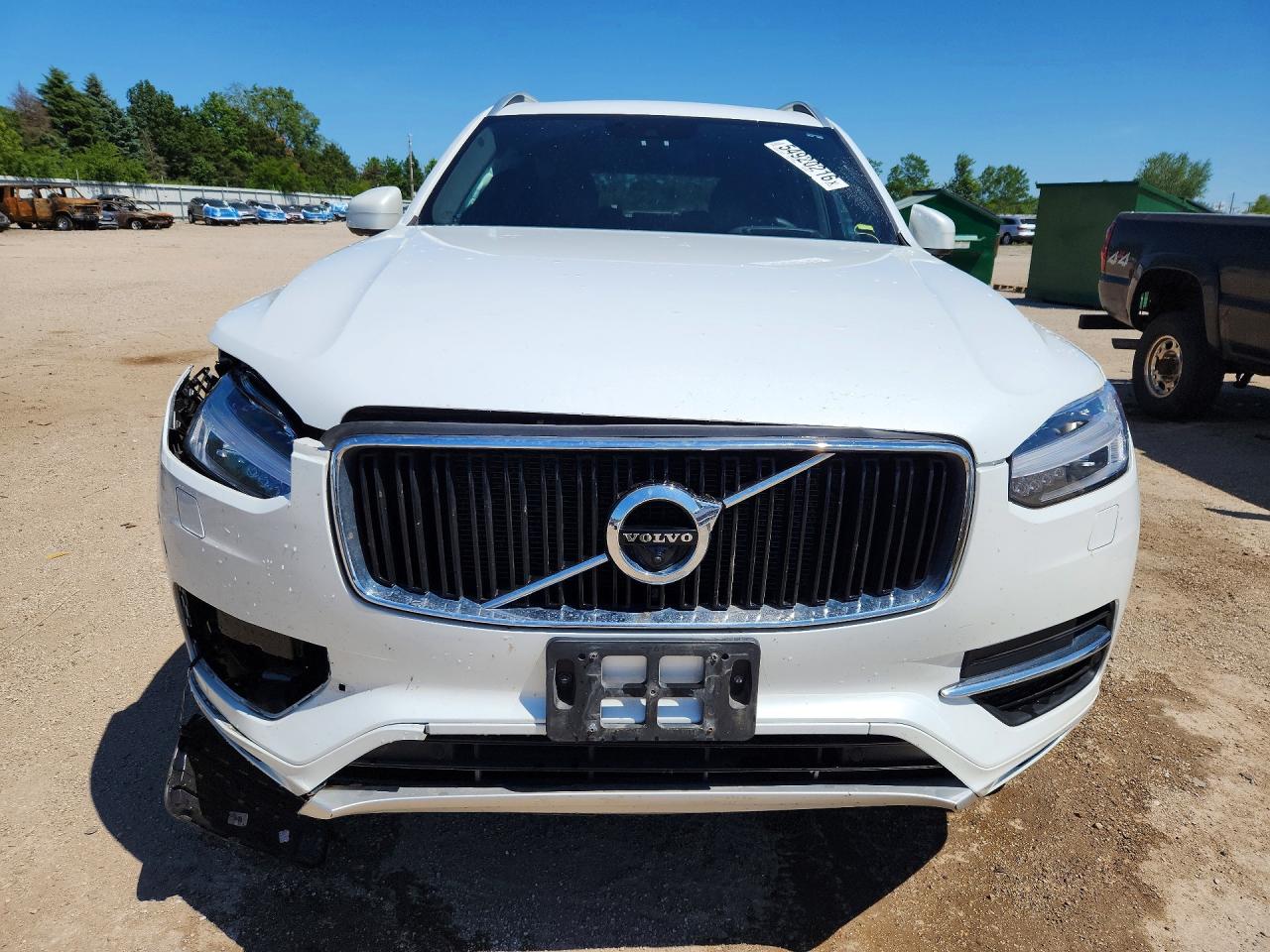 2019 Volvo Xc90 T6 Momentum White vin: YV4A22PK5K1422308